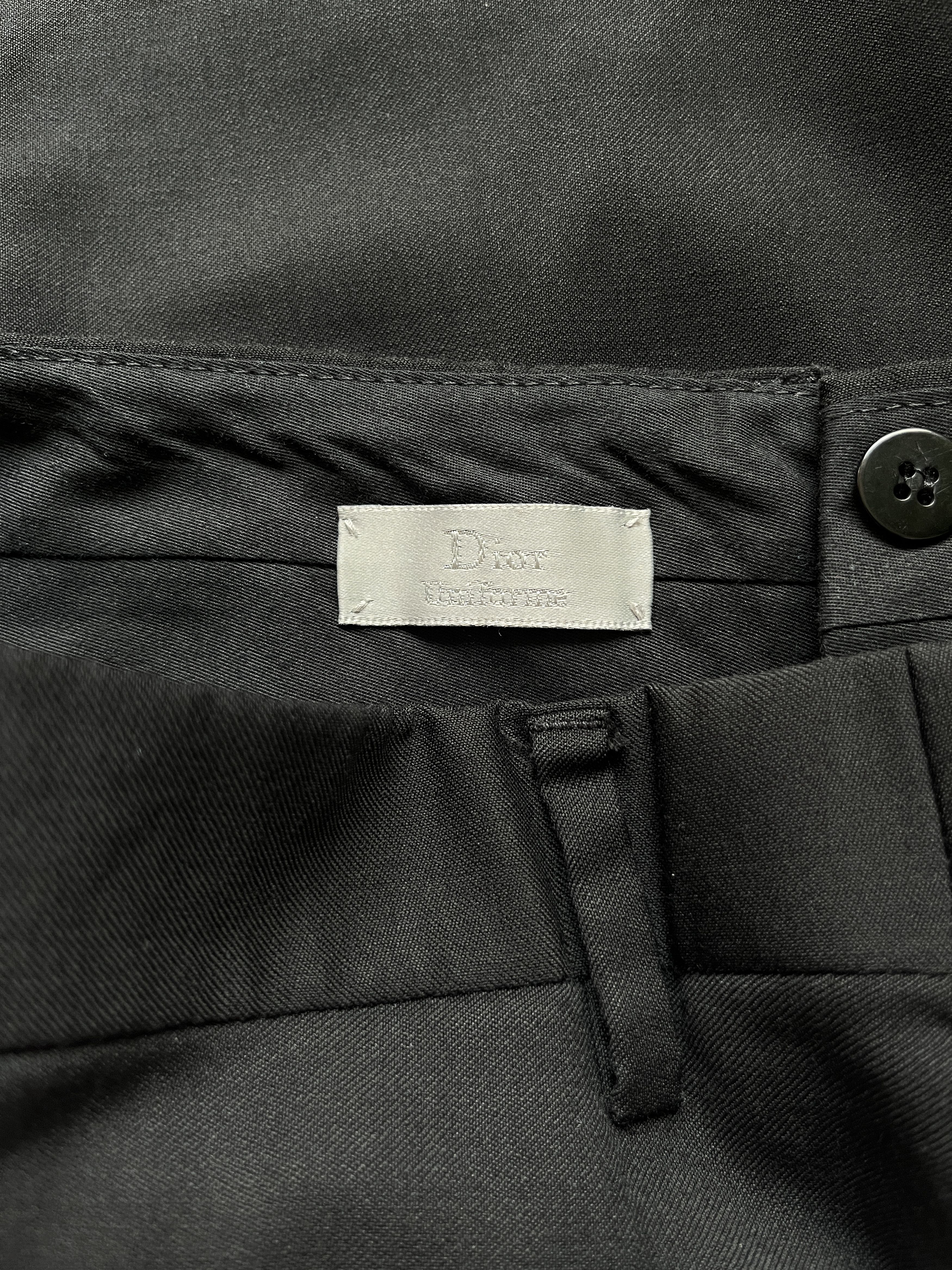 Dior ⚡️QUICK SALE⚡️Dior Black Trousers Pants KVA Size US 32 / EU 48 - 3 Thumbnail