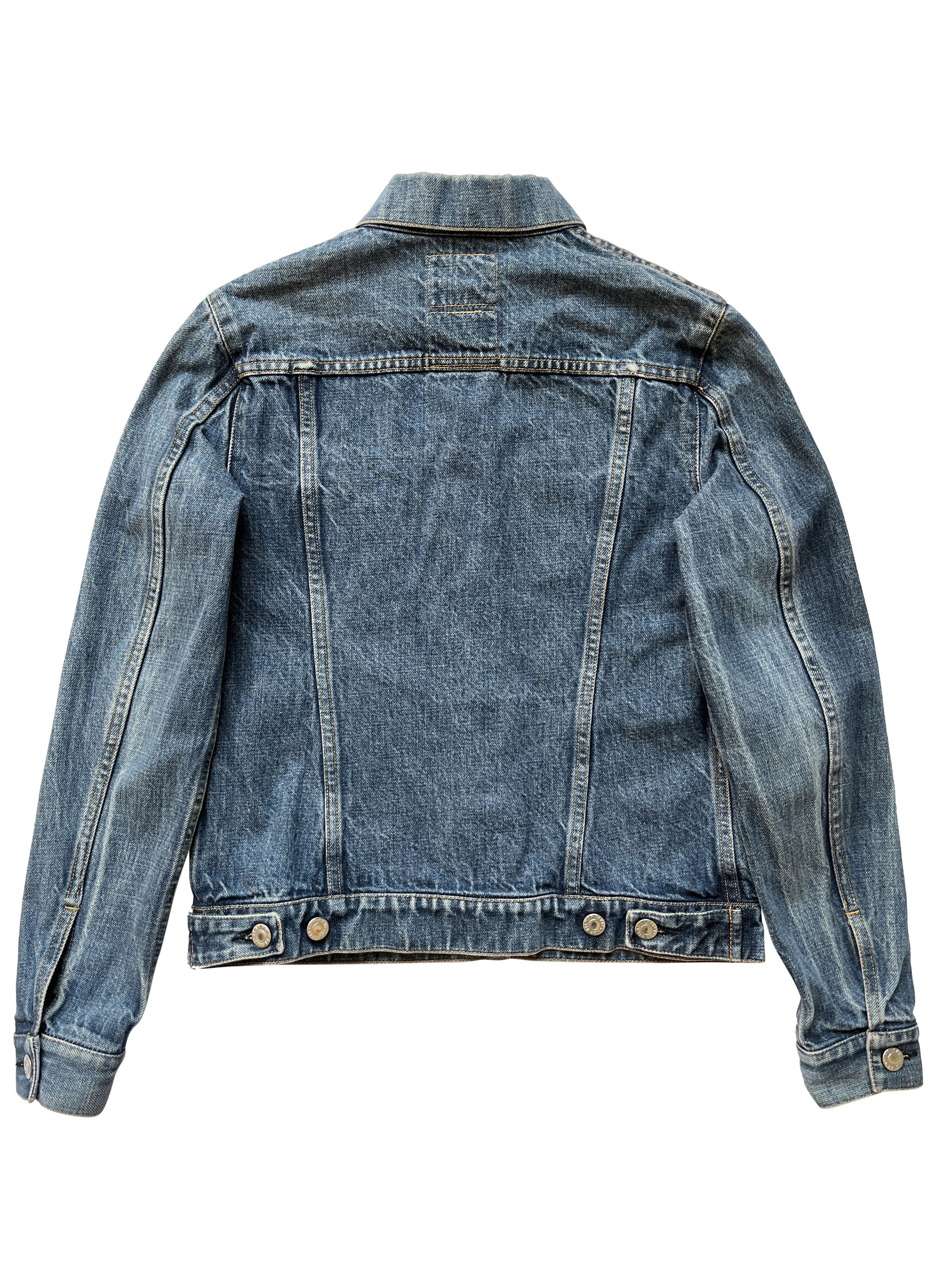 Helmut Lang ⚡️QUICK SALE⚡️Helmut Lang Blue Denim Jean Jacket Size S / US 4 / IT 40 - 2 Thumbnail