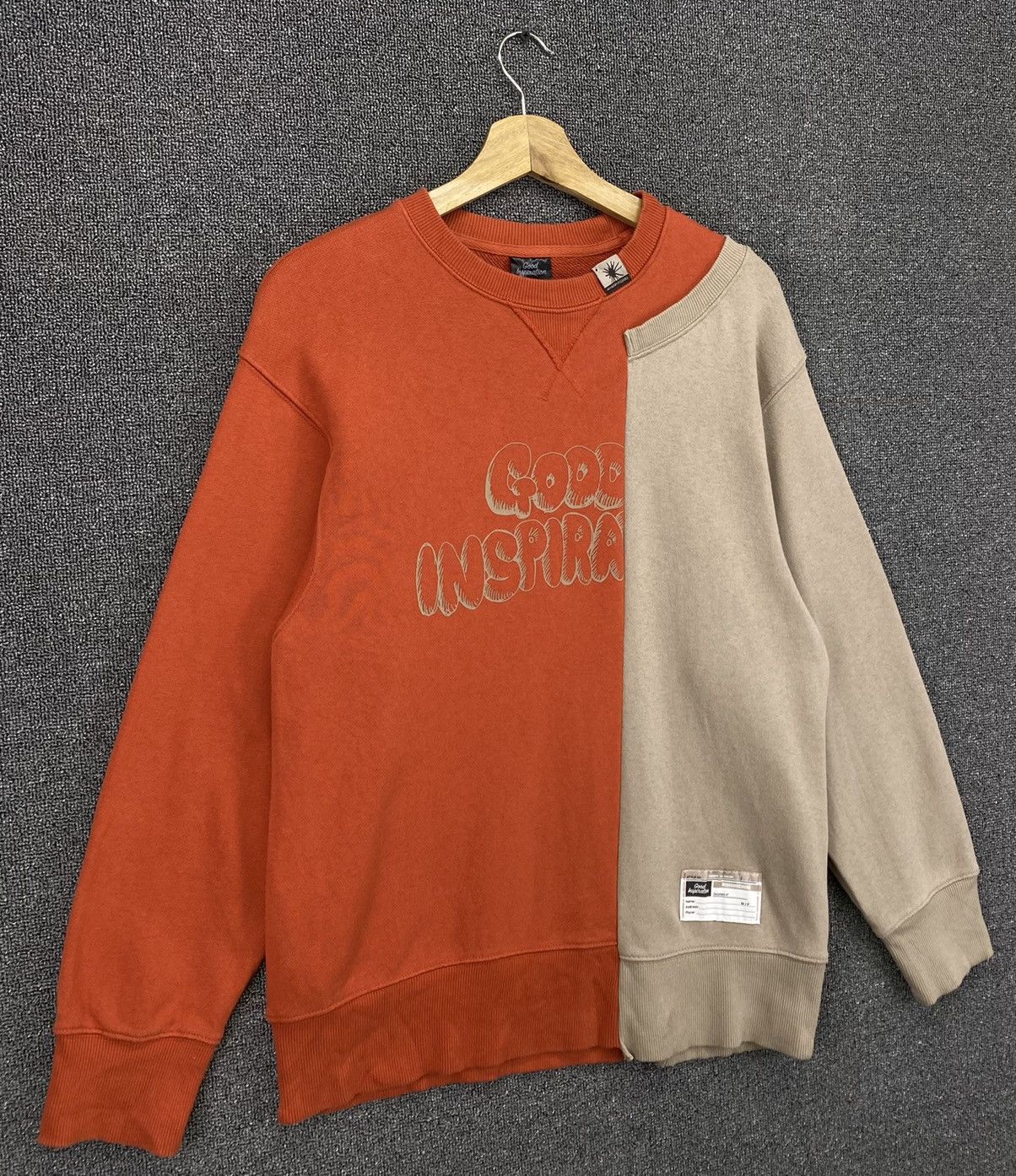 GU × Maison MIHARA YASUHIRO Miharayasuhuro x GU Good Inspiration 2Tone Rare Sweatshirt Size US S / EU 44-46 / 1 - 14 Thumbnail
