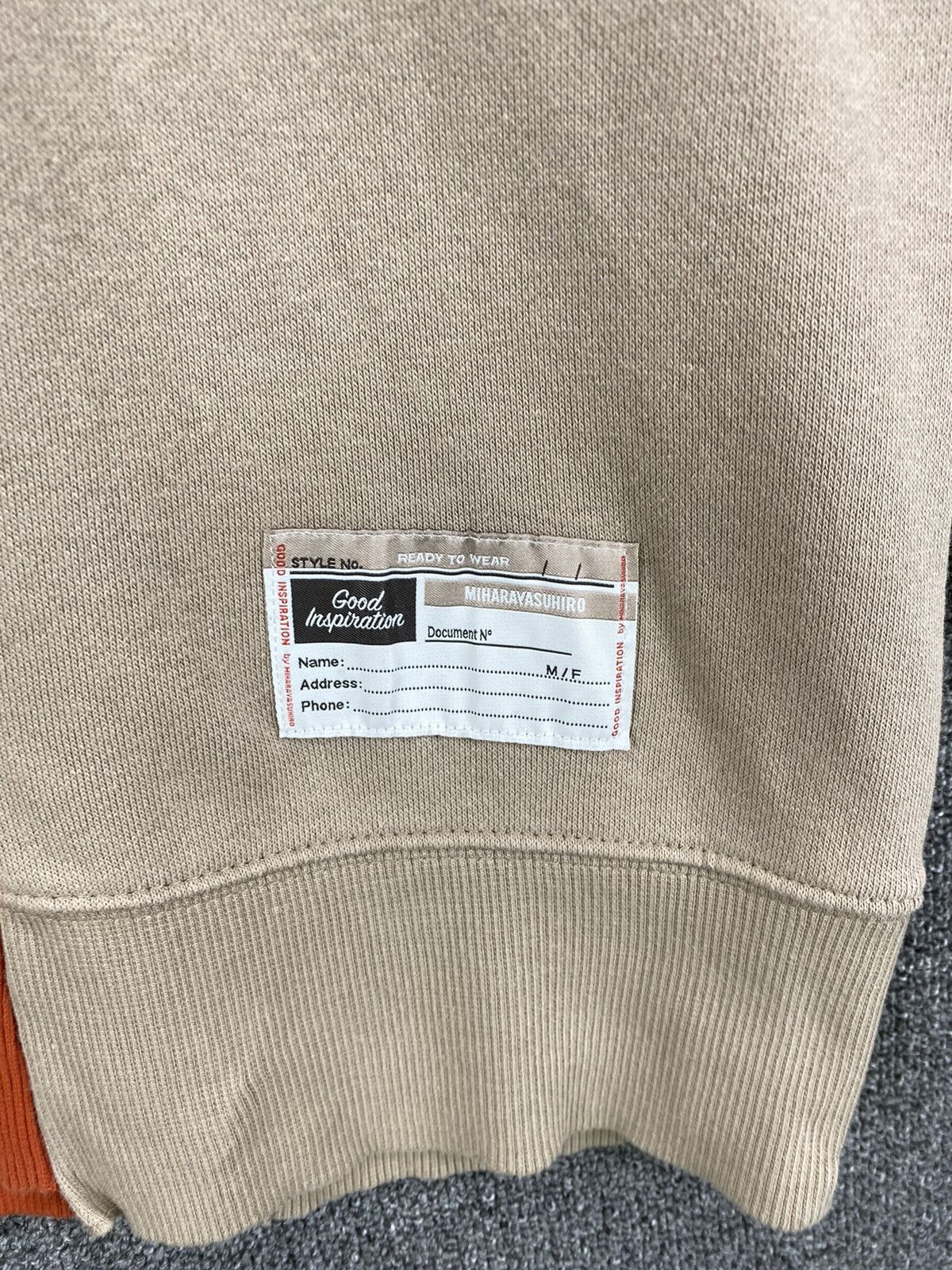 GU × Maison MIHARA YASUHIRO Miharayasuhuro x GU Good Inspiration 2Tone Rare Sweatshirt Size US S / EU 44-46 / 1 - 7 Thumbnail