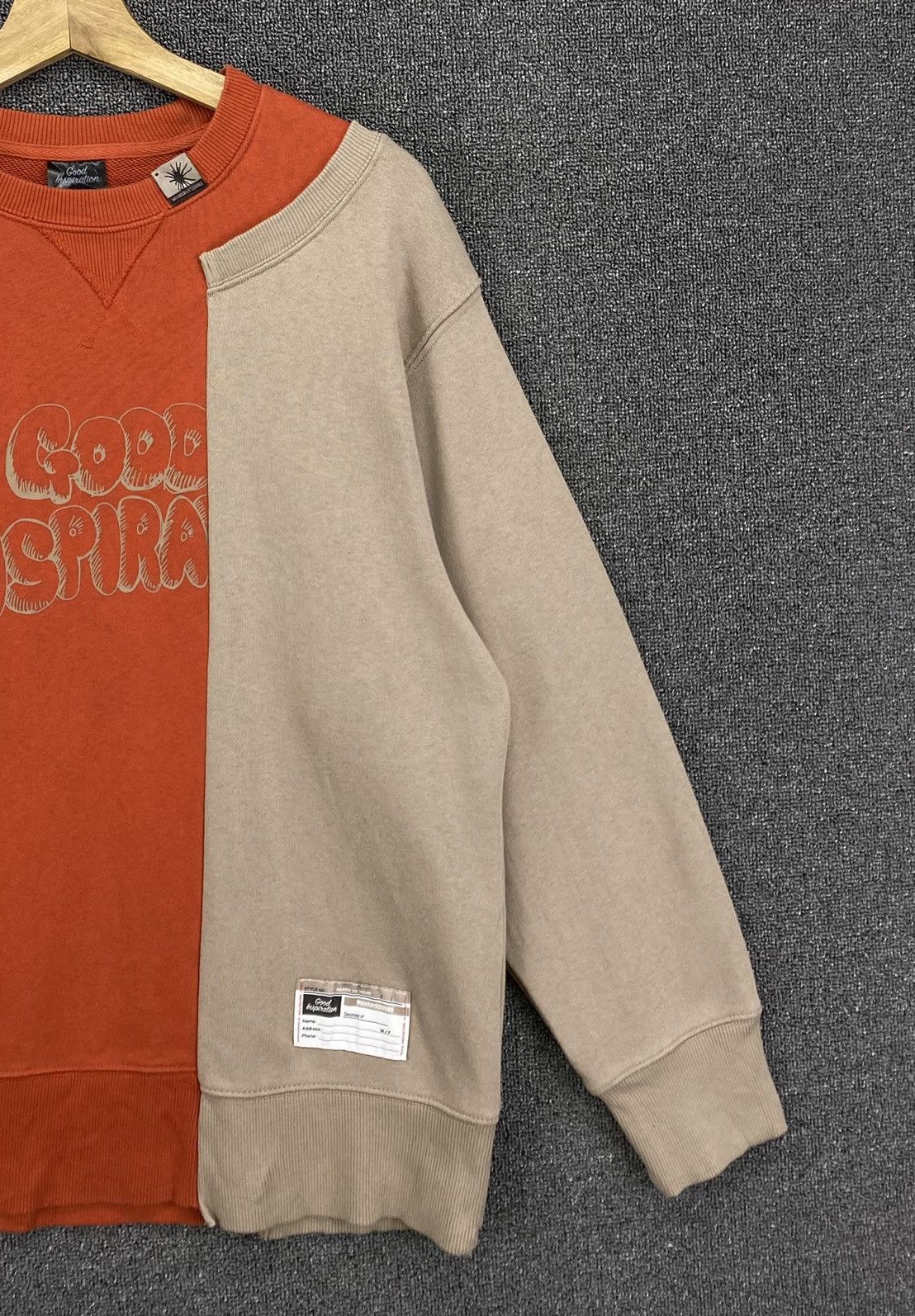 GU × Maison MIHARA YASUHIRO Miharayasuhuro x GU Good Inspiration 2Tone Rare Sweatshirt Size US S / EU 44-46 / 1 - 4 Thumbnail