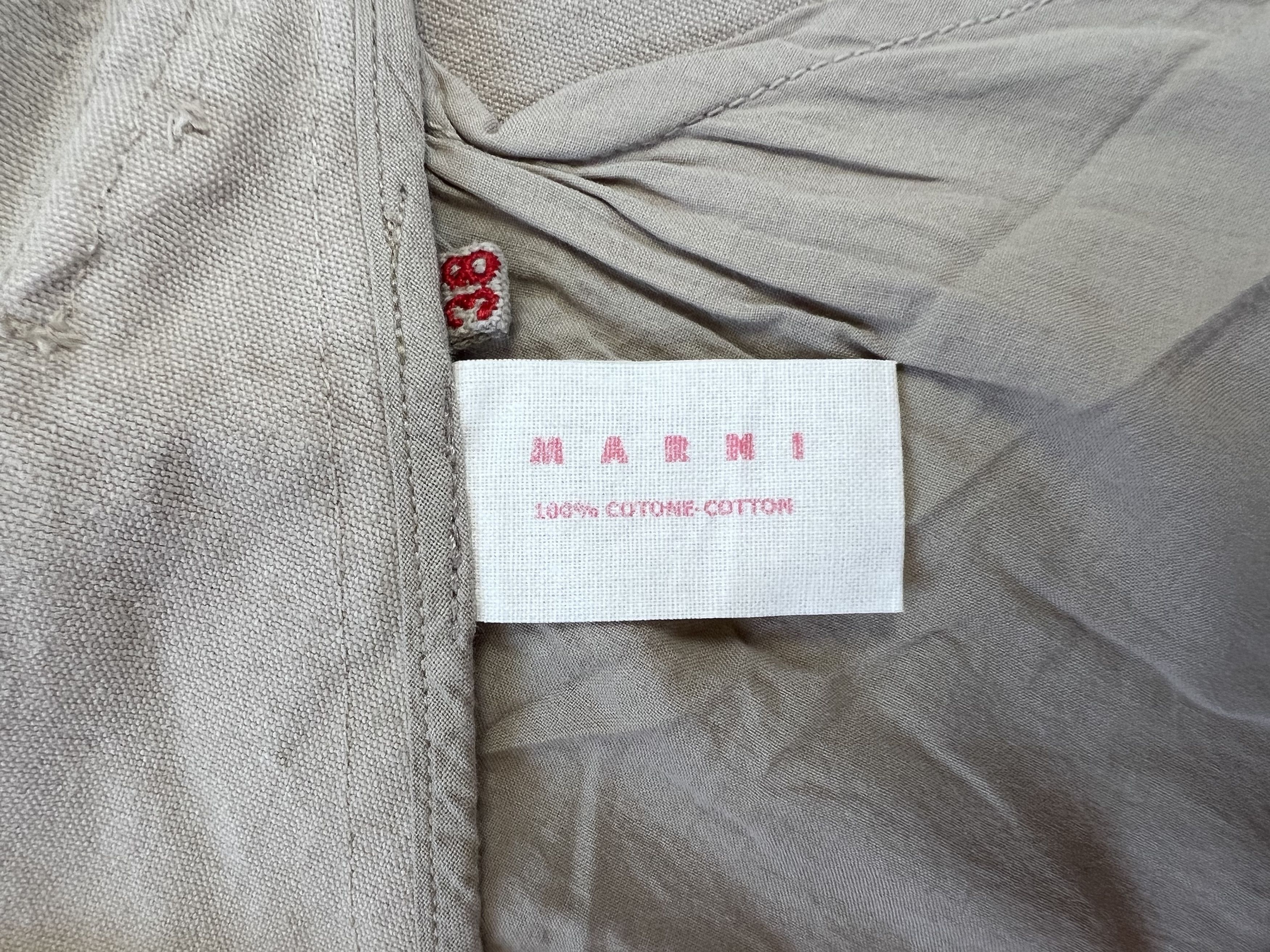 Marni ⚡️QUICK SALE⚡️Marni Beige Wide-Leg Pants Trousers Size 26" / US 2 / IT 38 - 5 Thumbnail