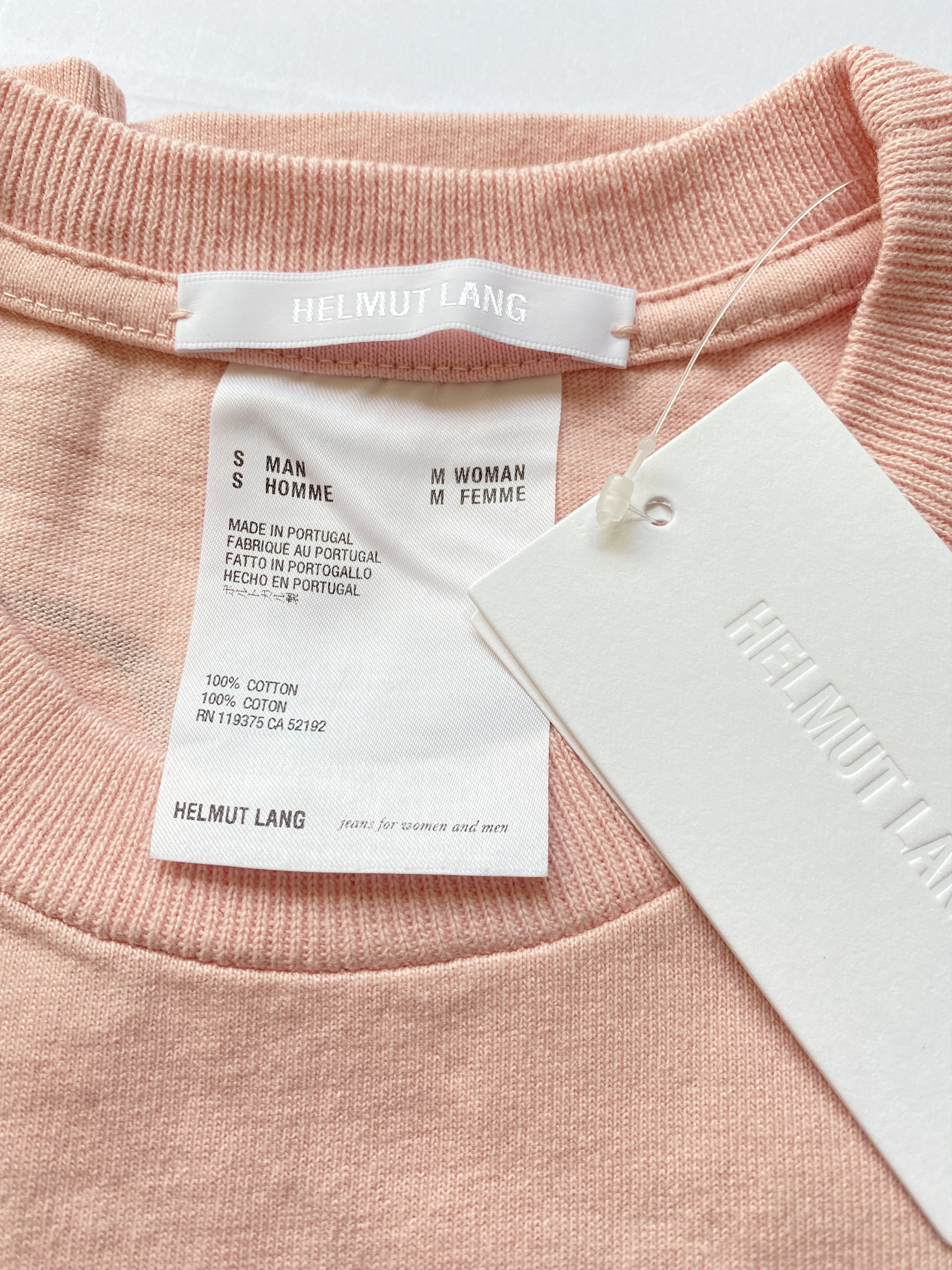 Helmut Lang ⚡️QUICK SALE⚡️ Helmut Lang Logo Pink Short Sleeve Tshirt Size US S / EU 44-46 / 1 - 3 Thumbnail