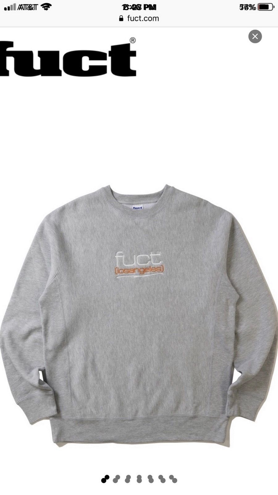 FUCT × Fuck The Population Fuct LA Embroidered Sweatshirt Large Los Angeles Cali Size US L / EU 52-54 / 3 - 1 Thumbnail