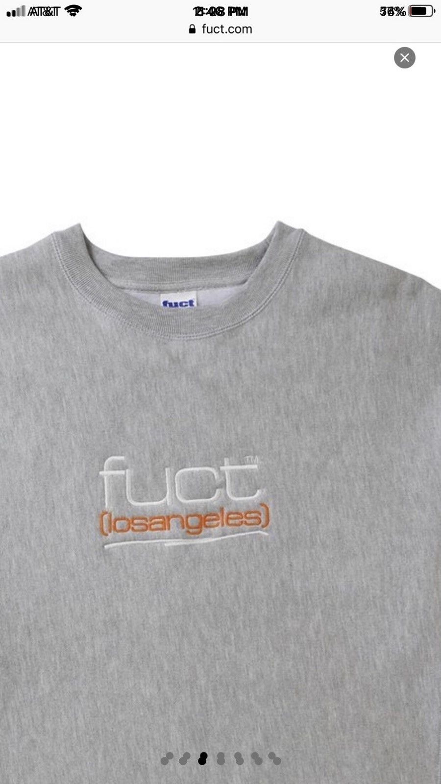 FUCT × Fuck The Population Fuct LA Embroidered Sweatshirt Large Los Angeles Cali Size US L / EU 52-54 / 3 - 3 Thumbnail