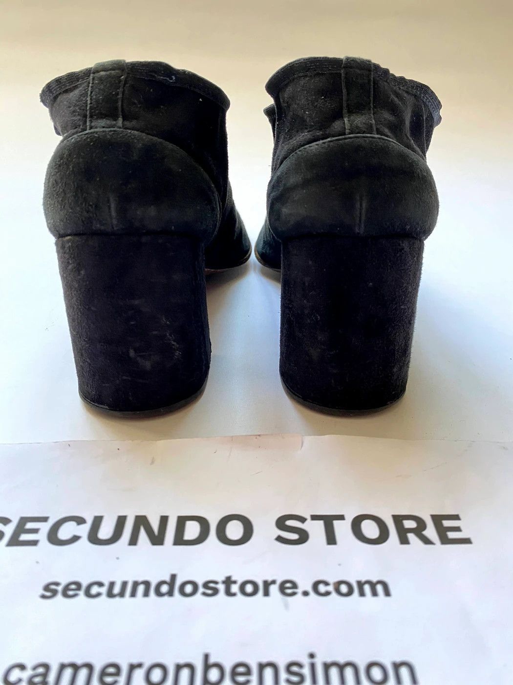 Ann Demeulemeester ⚡️QUICK SALE⚡️ Ann Demeulemeester Black Low Boots Heel Size US 8 / IT 38 - 3 Thumbnail