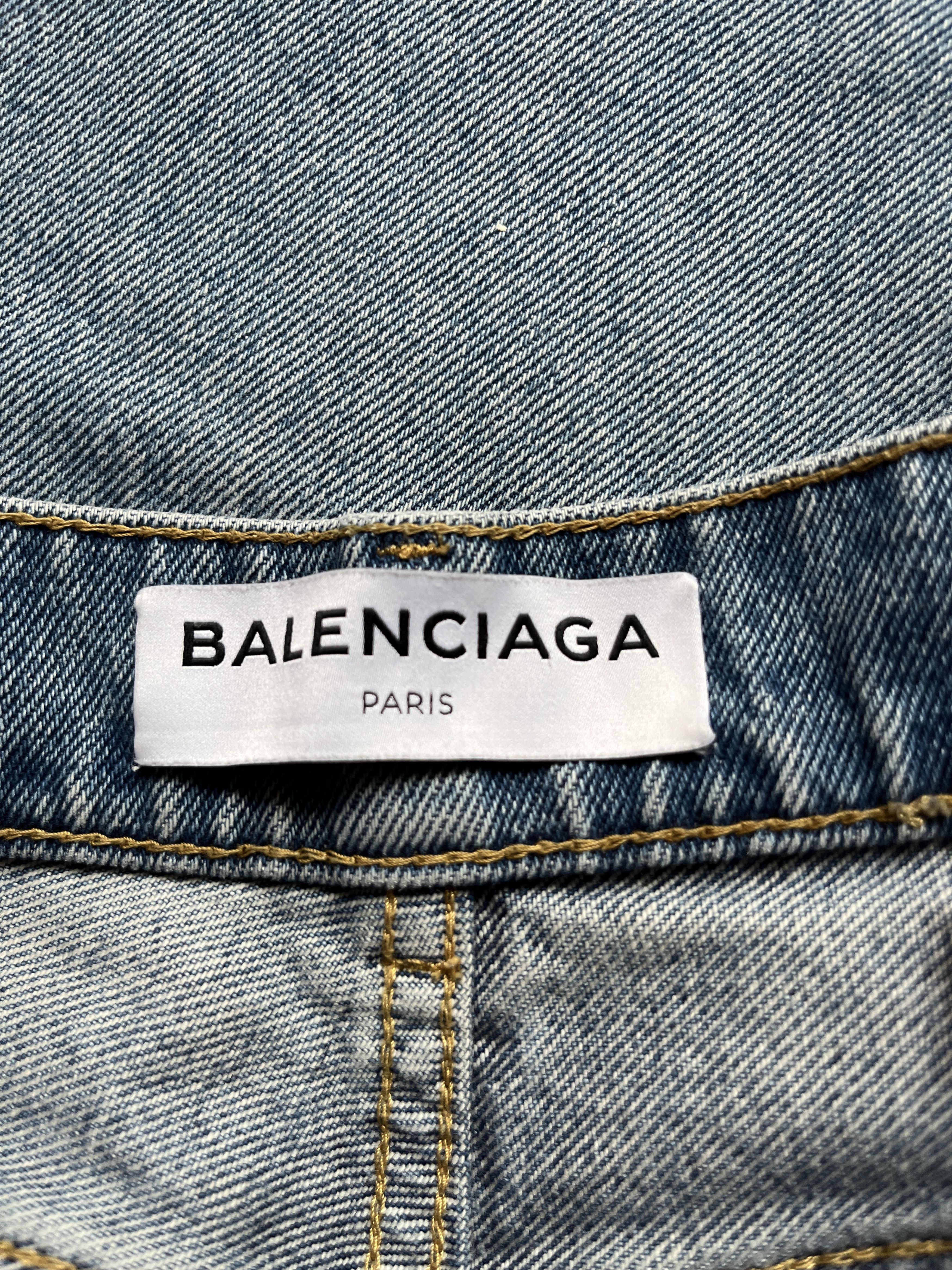 Balenciaga ⚡️QUICK SALE⚡️2017 Balenciaga by Demna Blue Jeans Pants Size 25" / US 0 / IT 36 - 4 Thumbnail