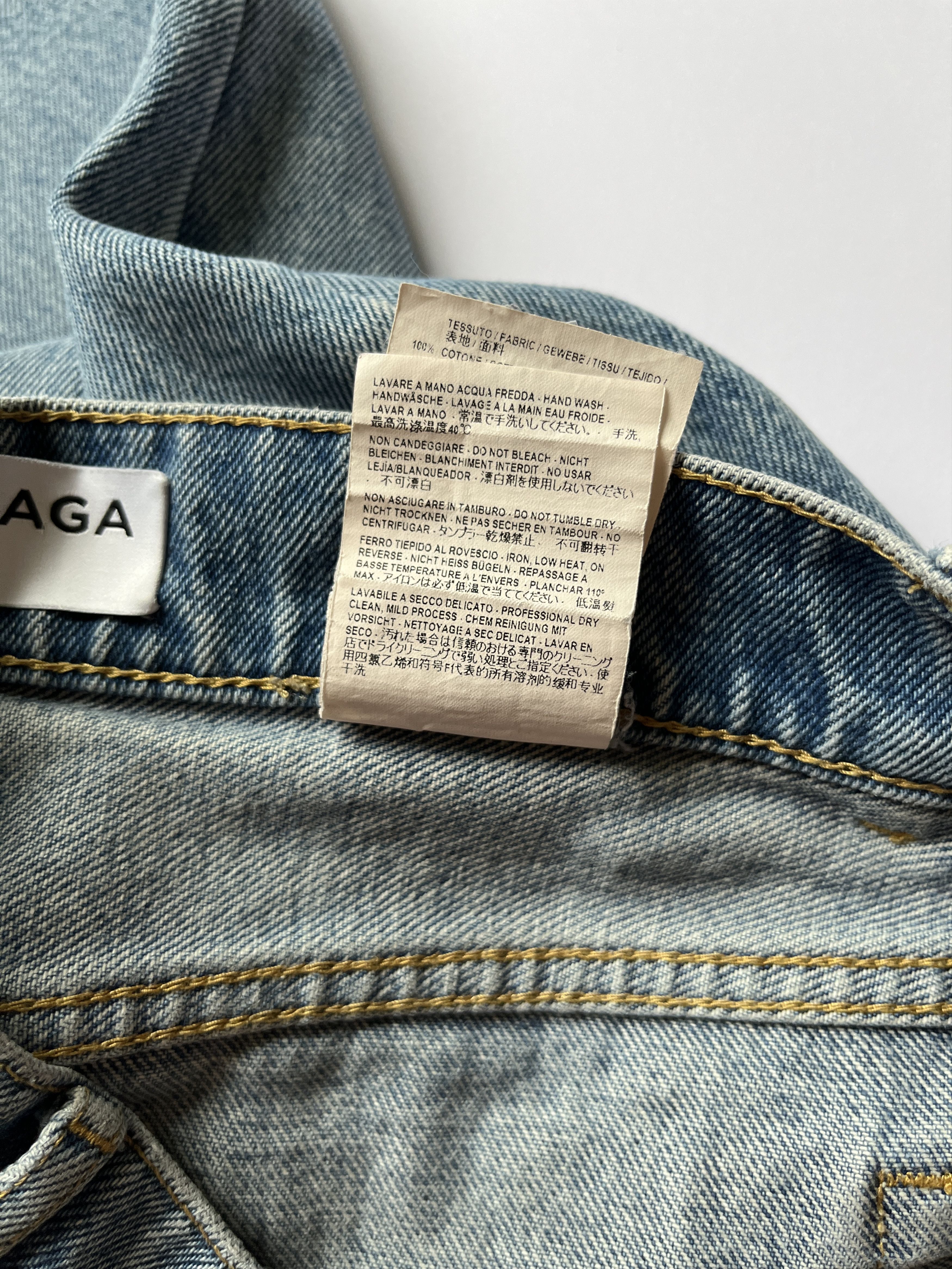 Balenciaga ⚡️QUICK SALE⚡️2017 Balenciaga by Demna Blue Jeans Pants Size 25" / US 0 / IT 36 - 7 Thumbnail