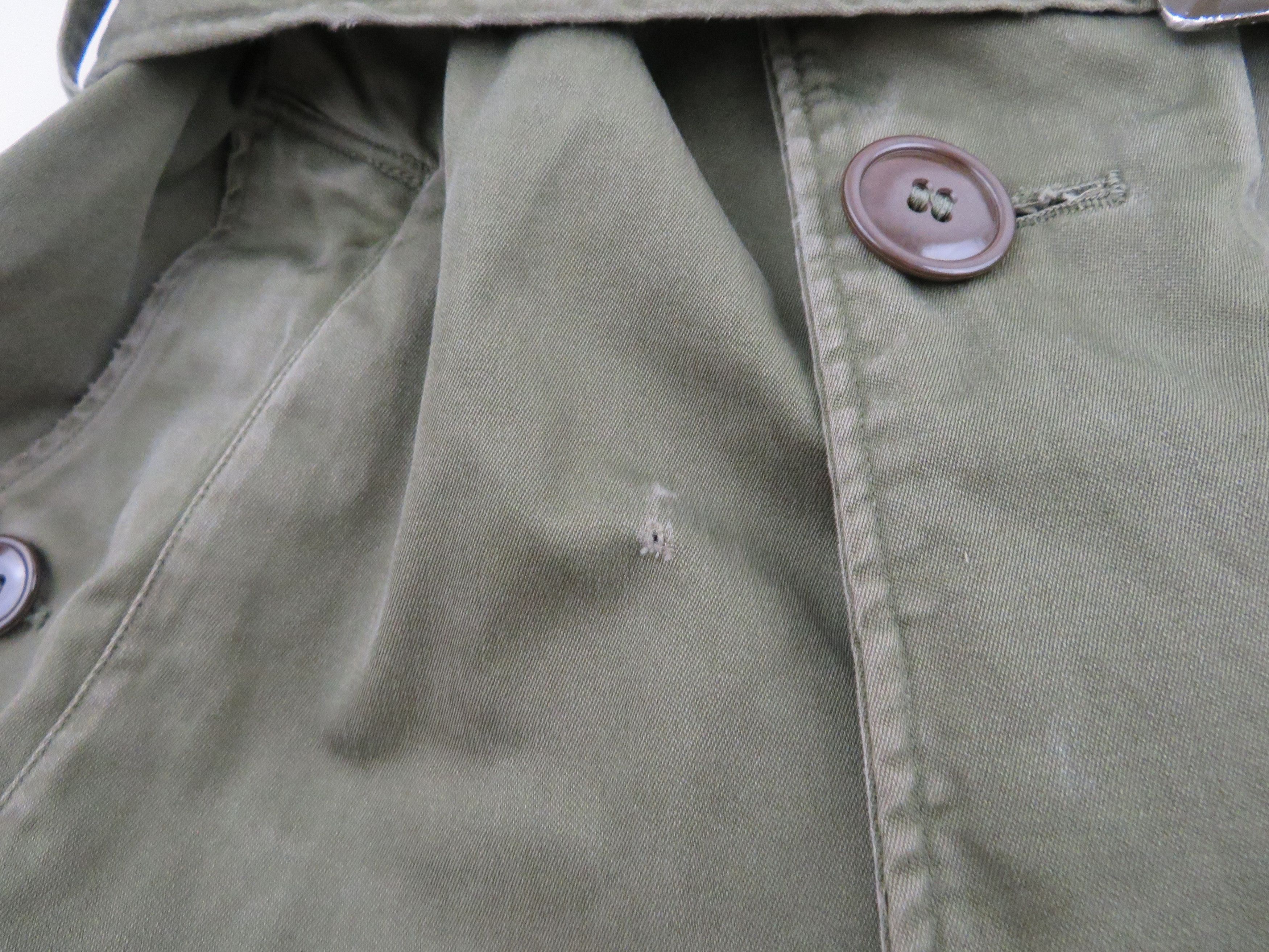 Other Vintage 50s Army OG-107 Coat Jacket Medium Belted Overcoat Size US M / EU 48-50 / 2 - 7 Thumbnail