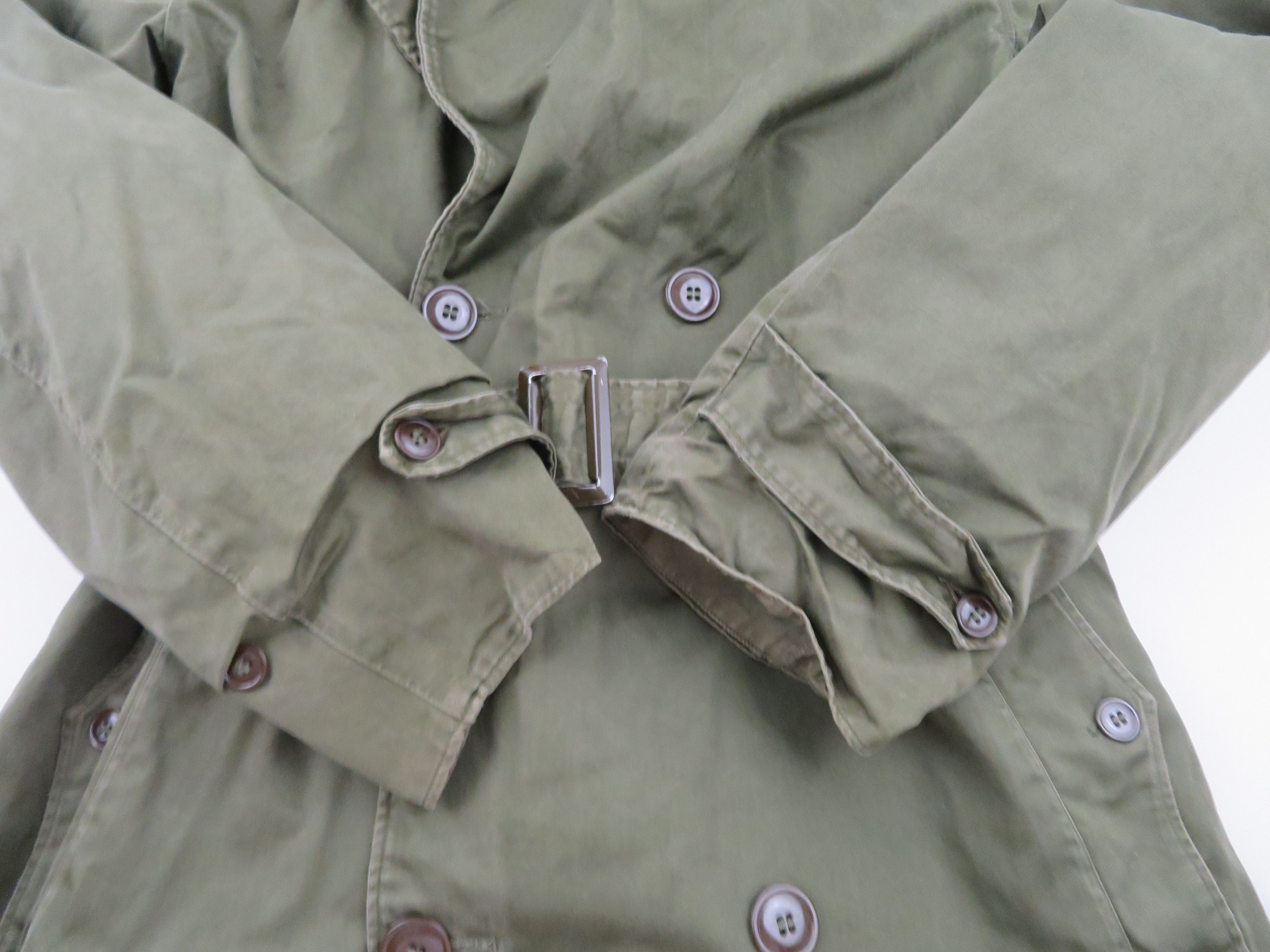 Other Vintage 50s Army OG-107 Coat Jacket Medium Belted Overcoat Size US M / EU 48-50 / 2 - 8 Thumbnail