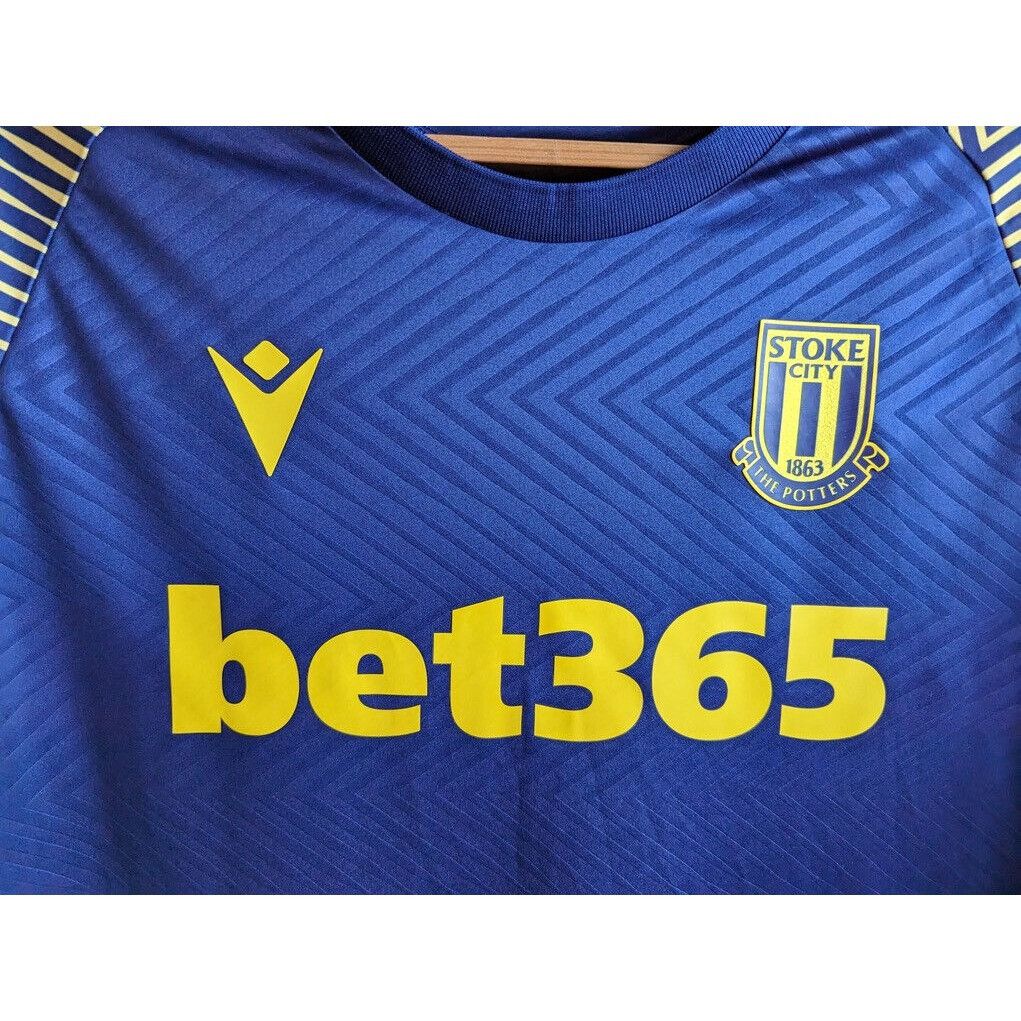 Macron MACRON STOKE CITY 2019/2020 THIRD FOOTBALL SHIRT JERSEY SIZE Size US L / EU 52-54 / 3 - 2 Thumbnail