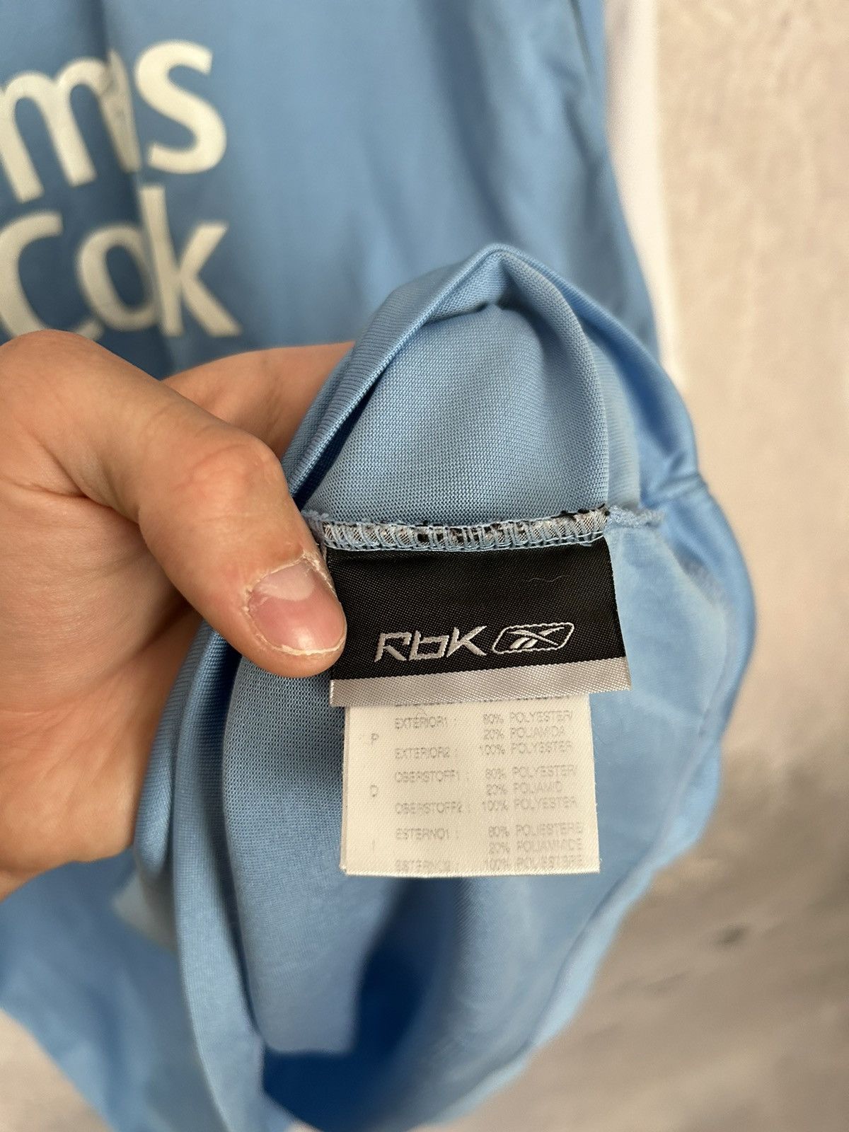 Reebok Vintage Manchester City Reebok Soccer Jersey Football Size US XXL / EU 58 / 5 - 7 Thumbnail
