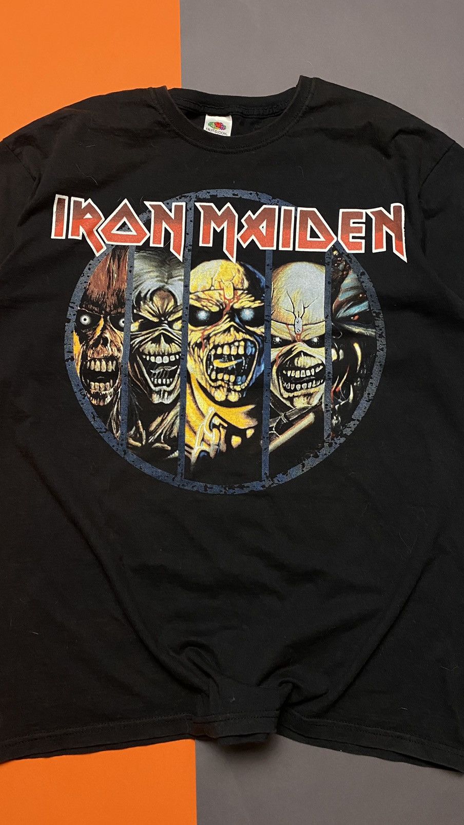 Vintage Vintage Iron Maiden band tee Size US L / EU 52-54 / 3 - 4 Thumbnail
