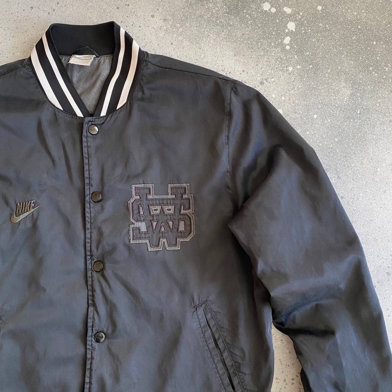 Nike × Vintage 90s Nike Oregon NBA Vintage Embroidered Swoosh Bomber Jacket Size US M / EU 48-50 / 2 - 7 Thumbnail