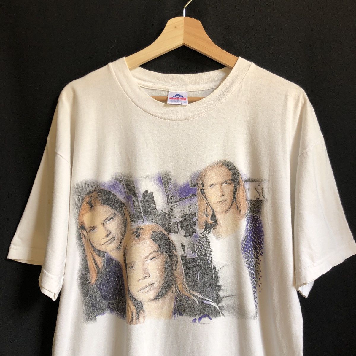 Band Tees × Vintage Vintage 90s Hanson in Concert Band Tshirt Size US M / EU 48-50 / 2 - 2 Thumbnail