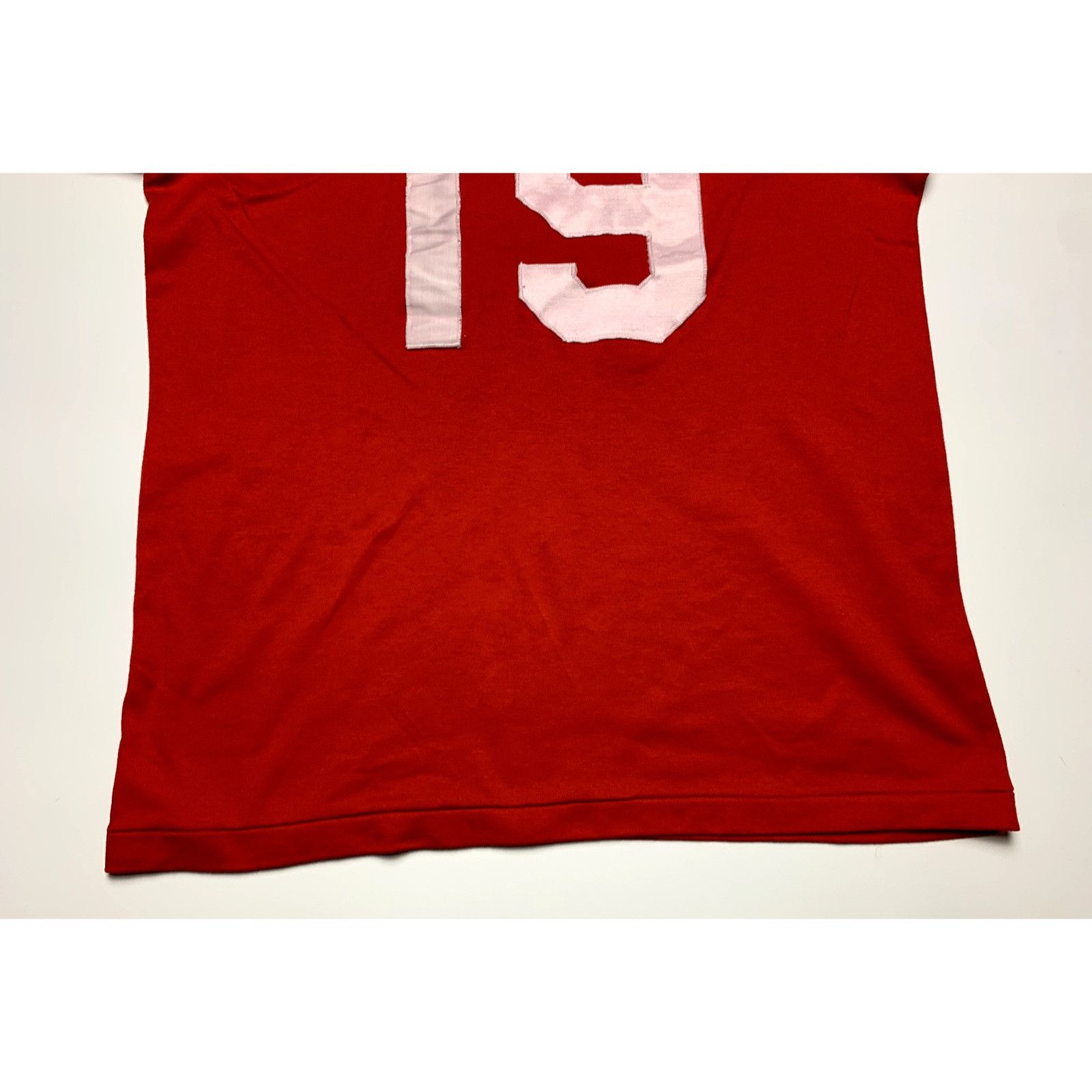 Mizuno Vintage Mizuno Volleyball #19 Red Shirt Made in USA Size Lar Size US L / EU 52-54 / 3 - 16 Thumbnail