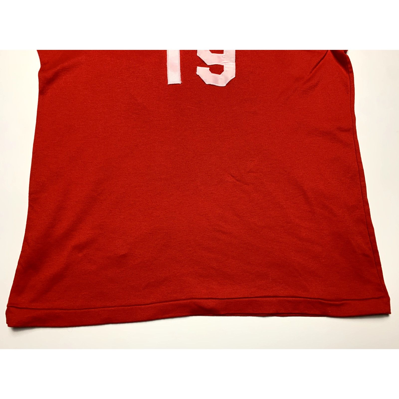 Mizuno Vintage Mizuno Volleyball #19 Red Shirt Made in USA Size Lar Size US L / EU 52-54 / 3 - 10 Thumbnail