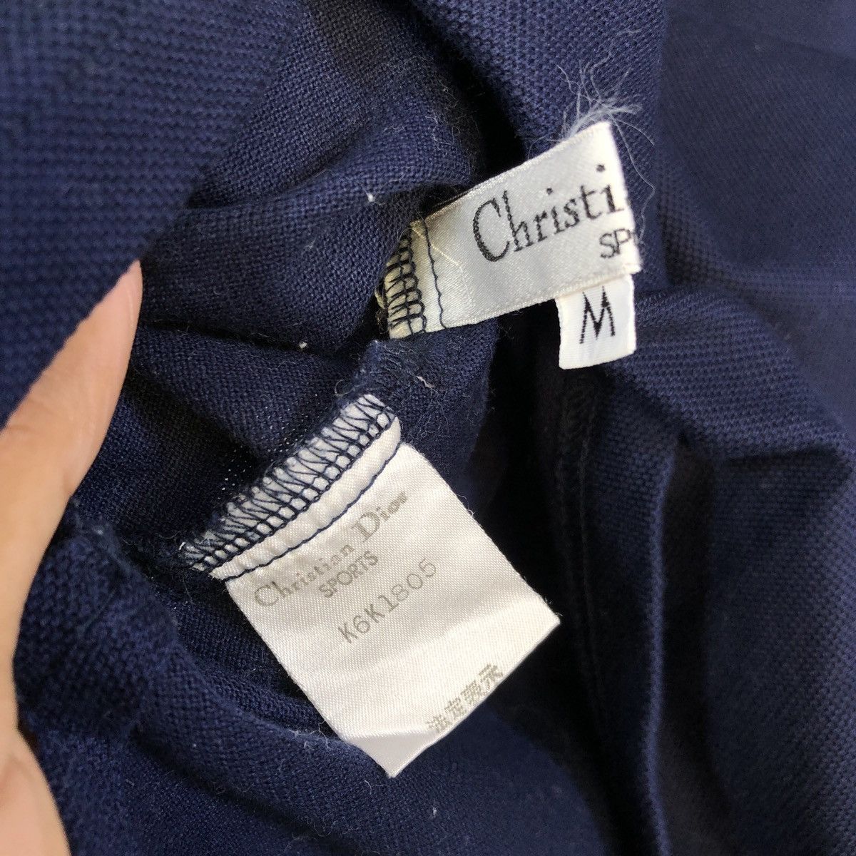 Christian Dior Monsieur × Dior × Vintage Rare! Vintage Christian Dior Sports Embroidery Shirt Size US M / EU 48-50 / 2 - 8 Thumbnail