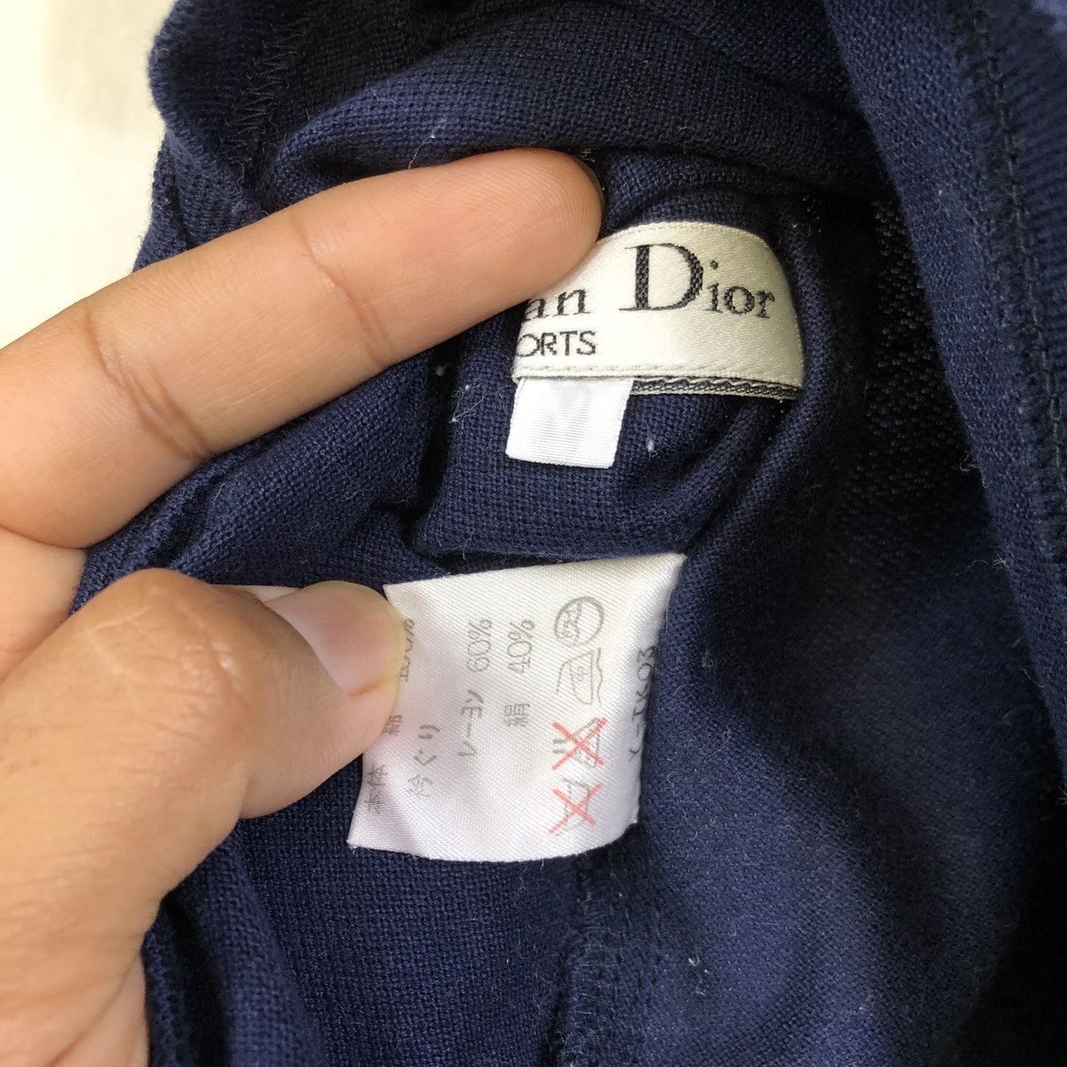 Christian Dior Monsieur × Dior × Vintage Rare! Vintage Christian Dior Sports Embroidery Shirt Size US M / EU 48-50 / 2 - 9 Thumbnail