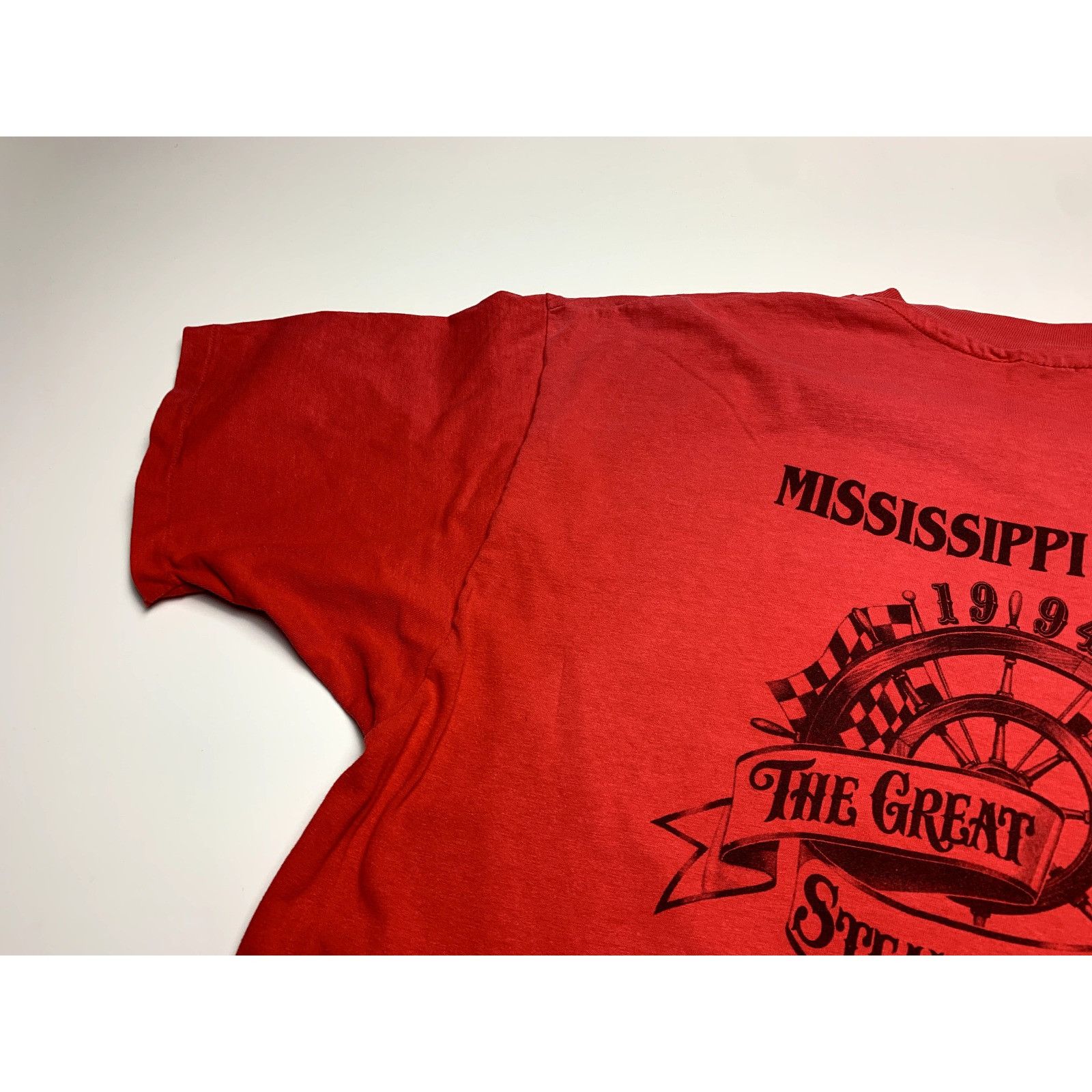 Hanes Hanes Beefy t-shirt MISSISSIPPI QUEEN 1994 The great steambo Size US L / EU 52-54 / 3 - 14 Thumbnail