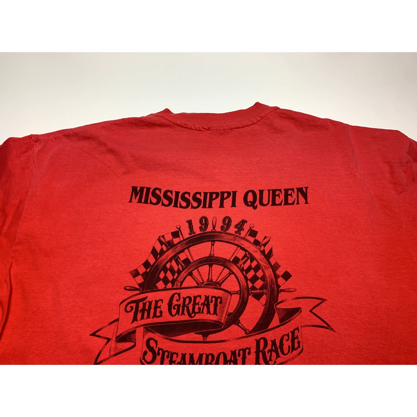 Hanes Hanes Beefy t-shirt MISSISSIPPI QUEEN 1994 The great steambo Size US L / EU 52-54 / 3 - 15 Thumbnail
