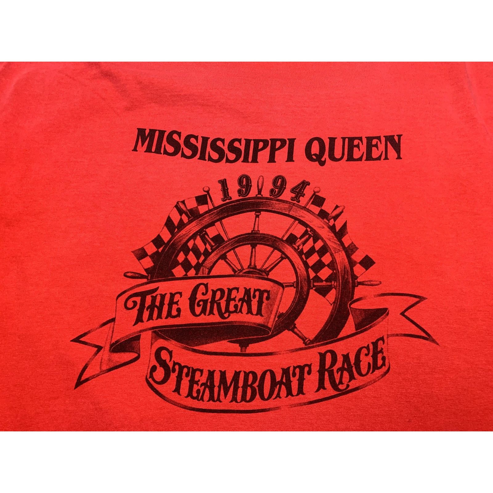 Hanes Hanes Beefy t-shirt MISSISSIPPI QUEEN 1994 The great steambo Size US L / EU 52-54 / 3 - 13 Thumbnail