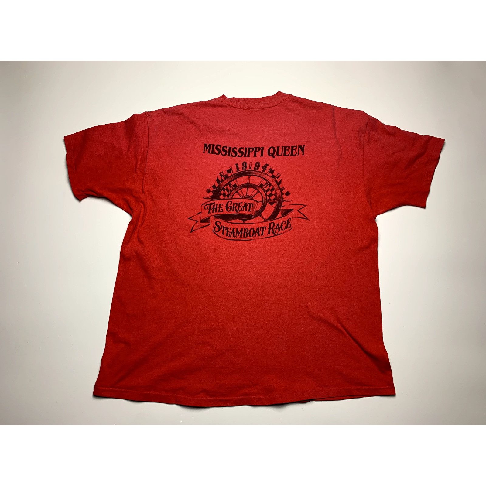 Hanes Hanes Beefy t-shirt MISSISSIPPI QUEEN 1994 The great steambo Size US L / EU 52-54 / 3 - 12 Thumbnail