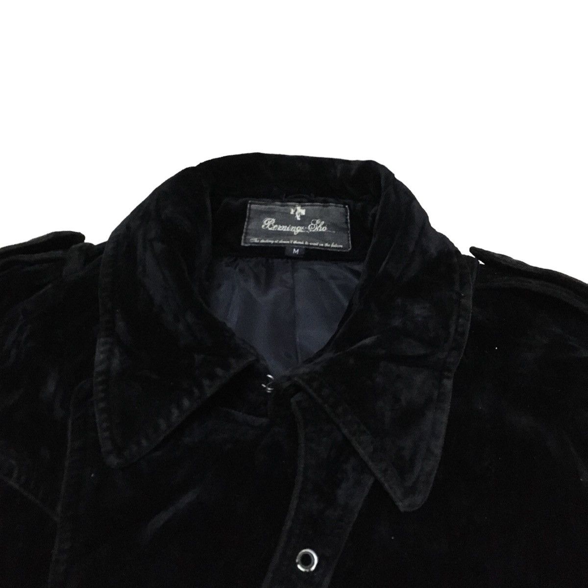 If Six Was Nine × Japanese Brand × Le Grande Bleu (L.G.B.) Rare Vintage Japanese Brand Bernings Sho Velvet Jacket 1990s Size US M / EU 48-50 / 2 - 5 Thumbnail
