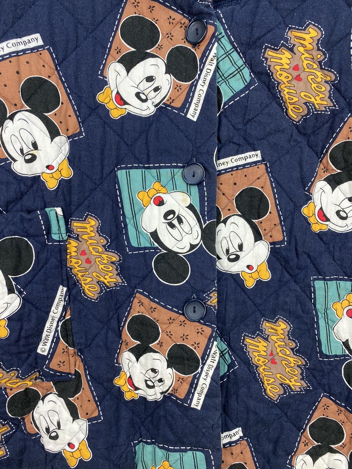 Mickey Mouse Vintage Mickey Mouse Sleepwear Jacket Size US L / EU 52-54 / 3 - 5 Thumbnail