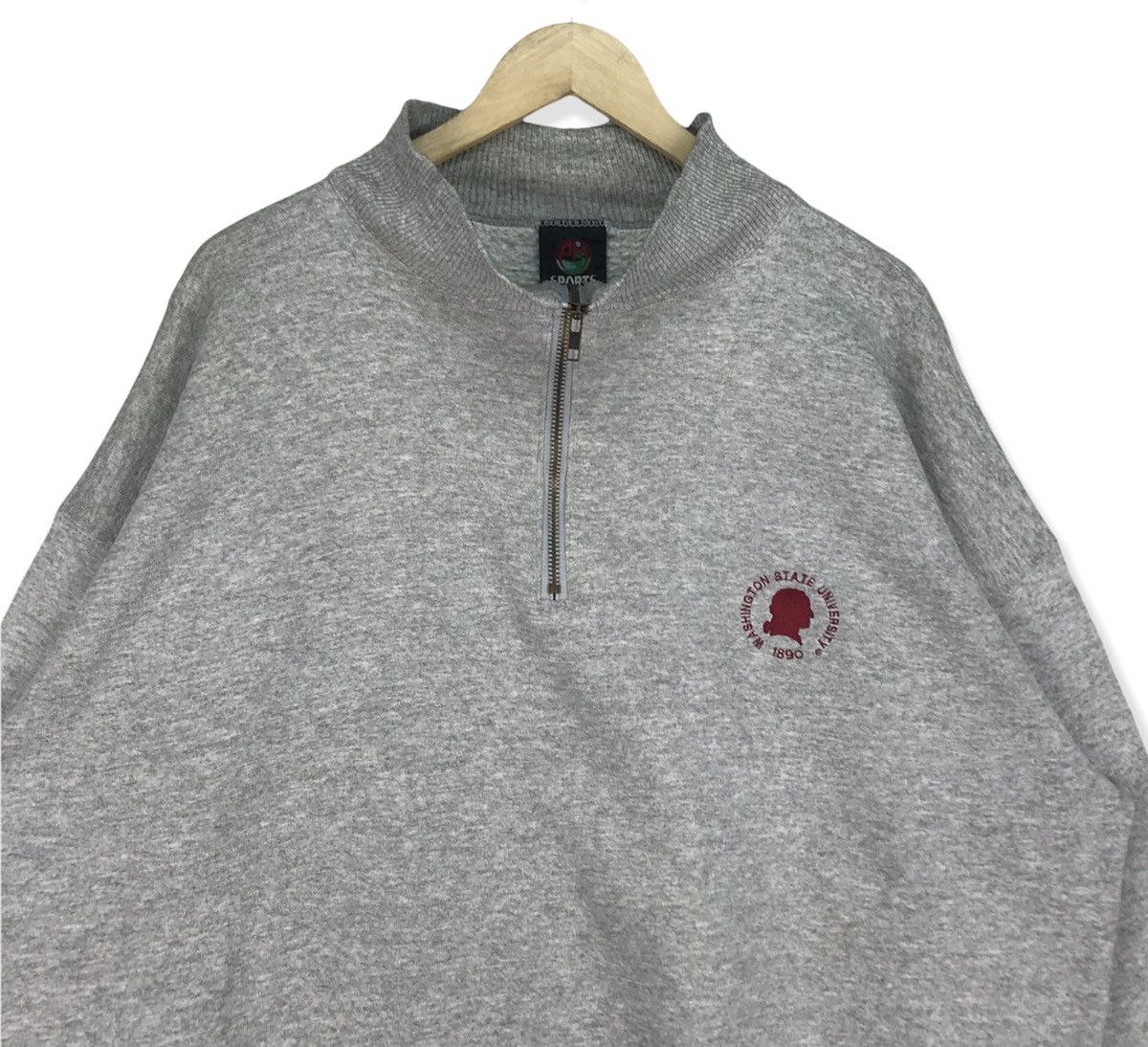 Vintage Vintage Washington State University Halfzipper Size US XL / EU 56 / 4 - 2 Thumbnail