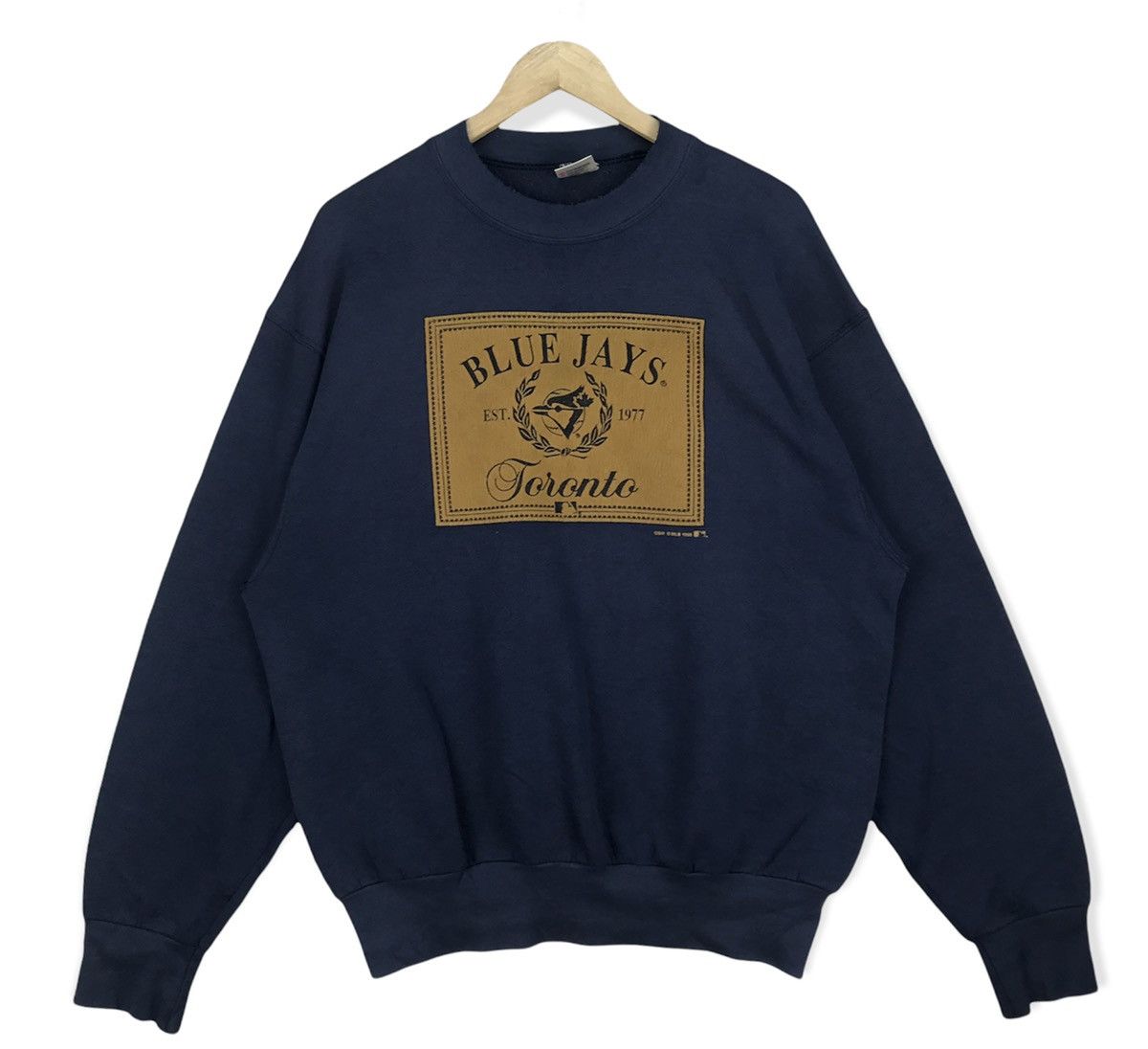 MLB Vintage 90s MLB Blue Jay Toronto Sweatshirt Size US L / EU 52-54 / 3 - 1 Thumbnail