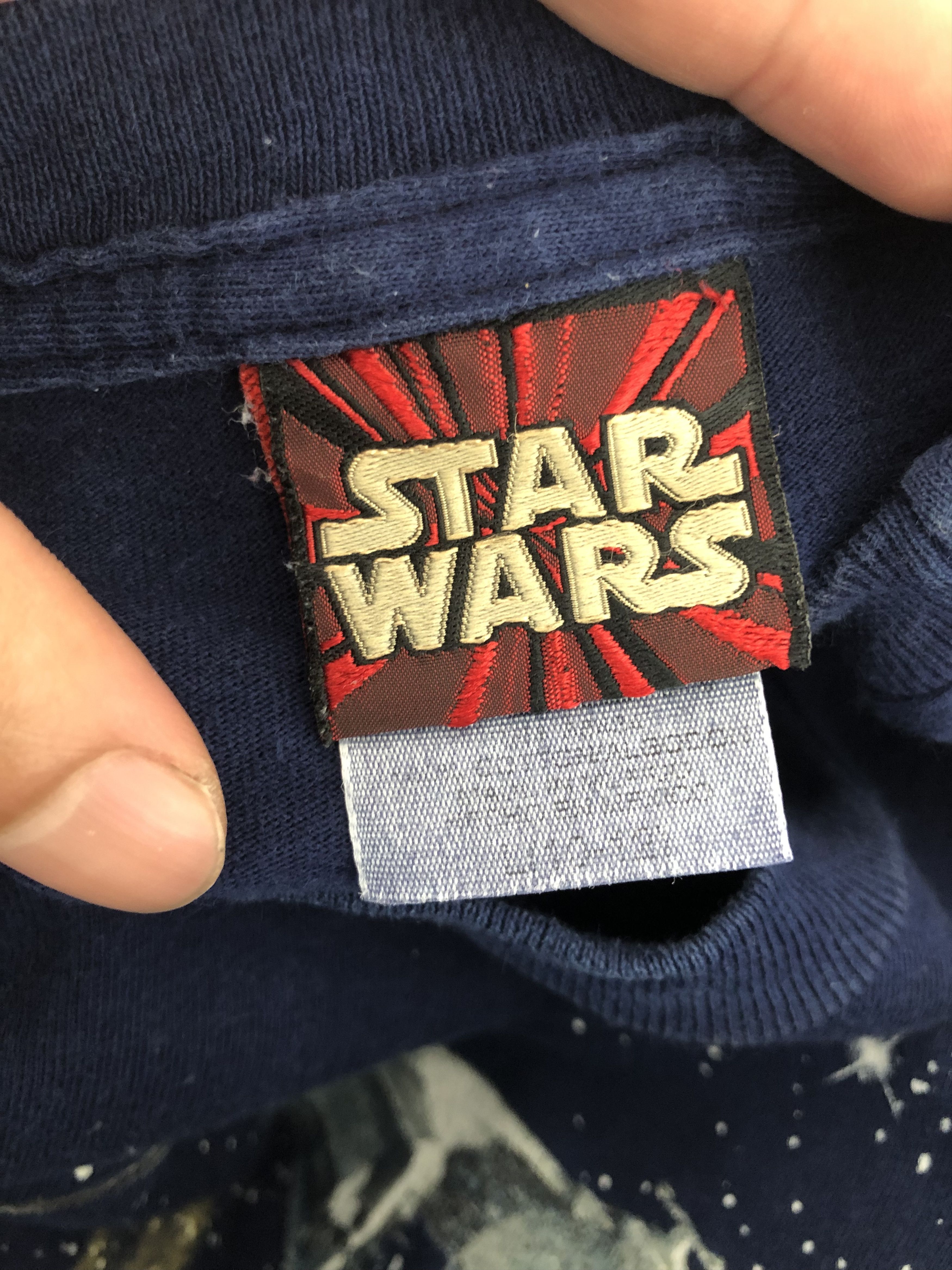 Star Wars RARE🔥VINTAGE 90’S STAR WARS OVERPRINT TIE DYE TEE Size US M / EU 48-50 / 2 - 8 Thumbnail
