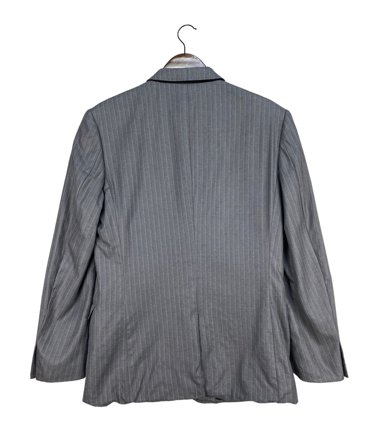 Black Barrett BlackBarrett By Neil Barrett Stripe Blazer Size US M / EU 48-50 / 2 - 5 Thumbnail