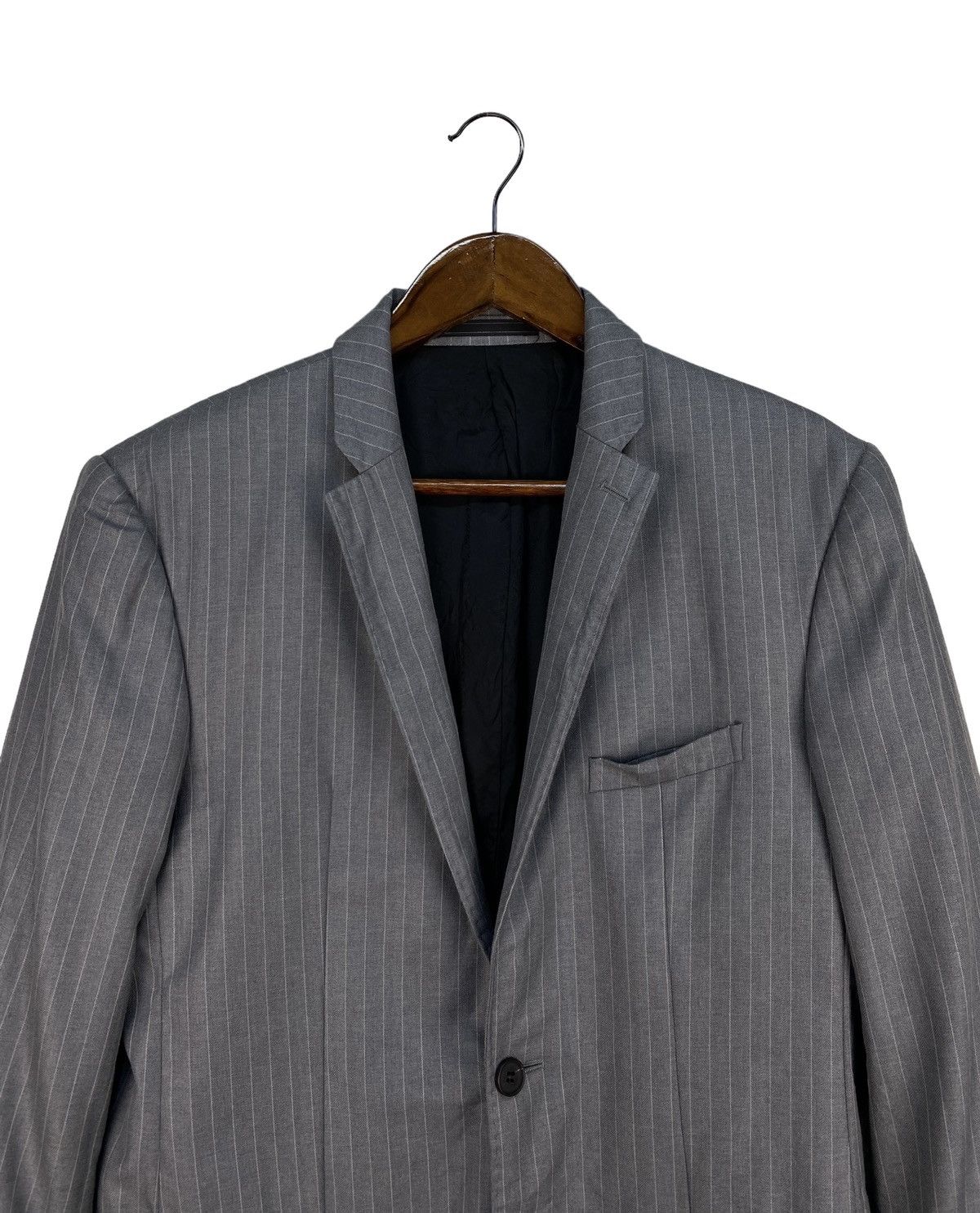 Black Barrett BlackBarrett By Neil Barrett Stripe Blazer Size US M / EU 48-50 / 2 - 3 Thumbnail