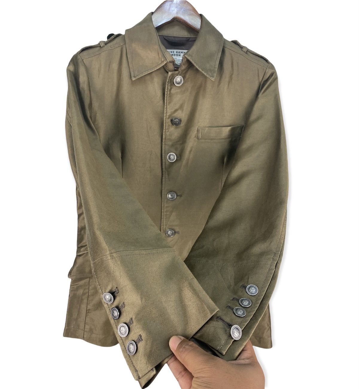 Katharine Hamnett London Katharine Hamnett London Jacket Military Style Size US M / EU 48-50 / 2 - 2 Thumbnail