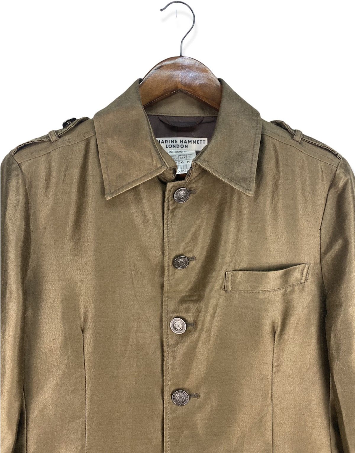 Katharine Hamnett London Katharine Hamnett London Jacket Military Style Size US M / EU 48-50 / 2 - 3 Thumbnail