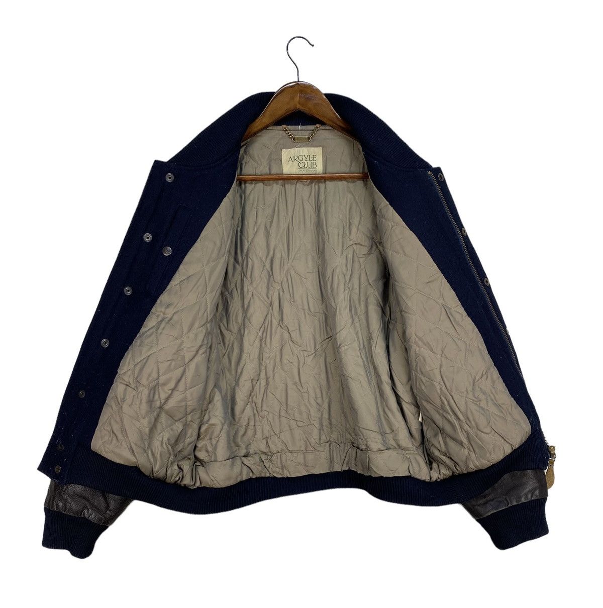 Japanese Brand Vintage Argyle Club Varsity Jacket Size US M / EU 48-50 / 2 - 5 Thumbnail