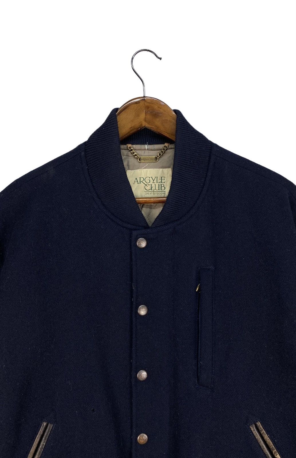 Japanese Brand Vintage Argyle Club Varsity Jacket Size US M / EU 48-50 / 2 - 4 Thumbnail