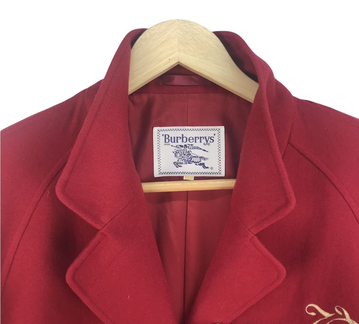 Burberry Vintage Burberry Wool Jacket Size ONE SIZE - 4 Thumbnail
