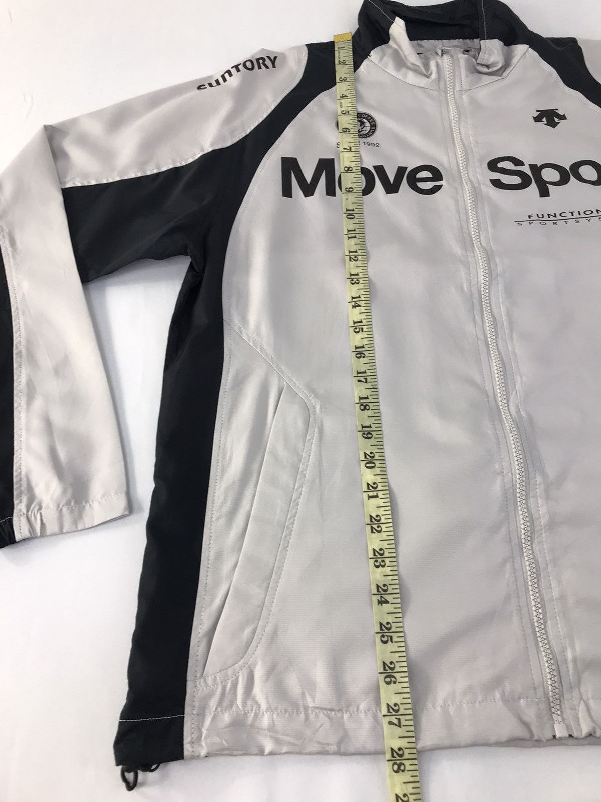 Descente Vtg Windbreaker Suntory Coffee X Descente Move Sport Style Size US L / EU 52-54 / 3 - 14 Thumbnail