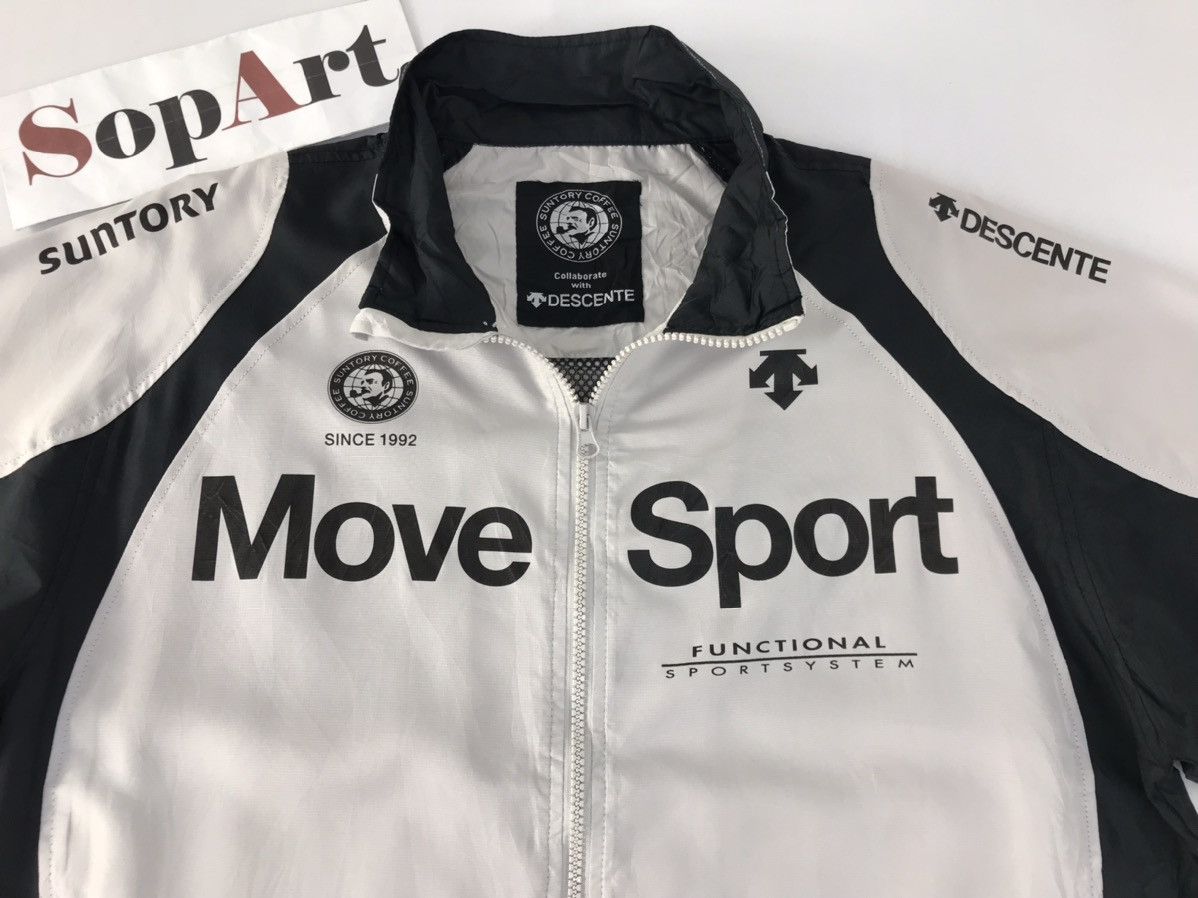 Descente Vtg Windbreaker Suntory Coffee X Descente Move Sport Style Size US L / EU 52-54 / 3 - 4 Thumbnail