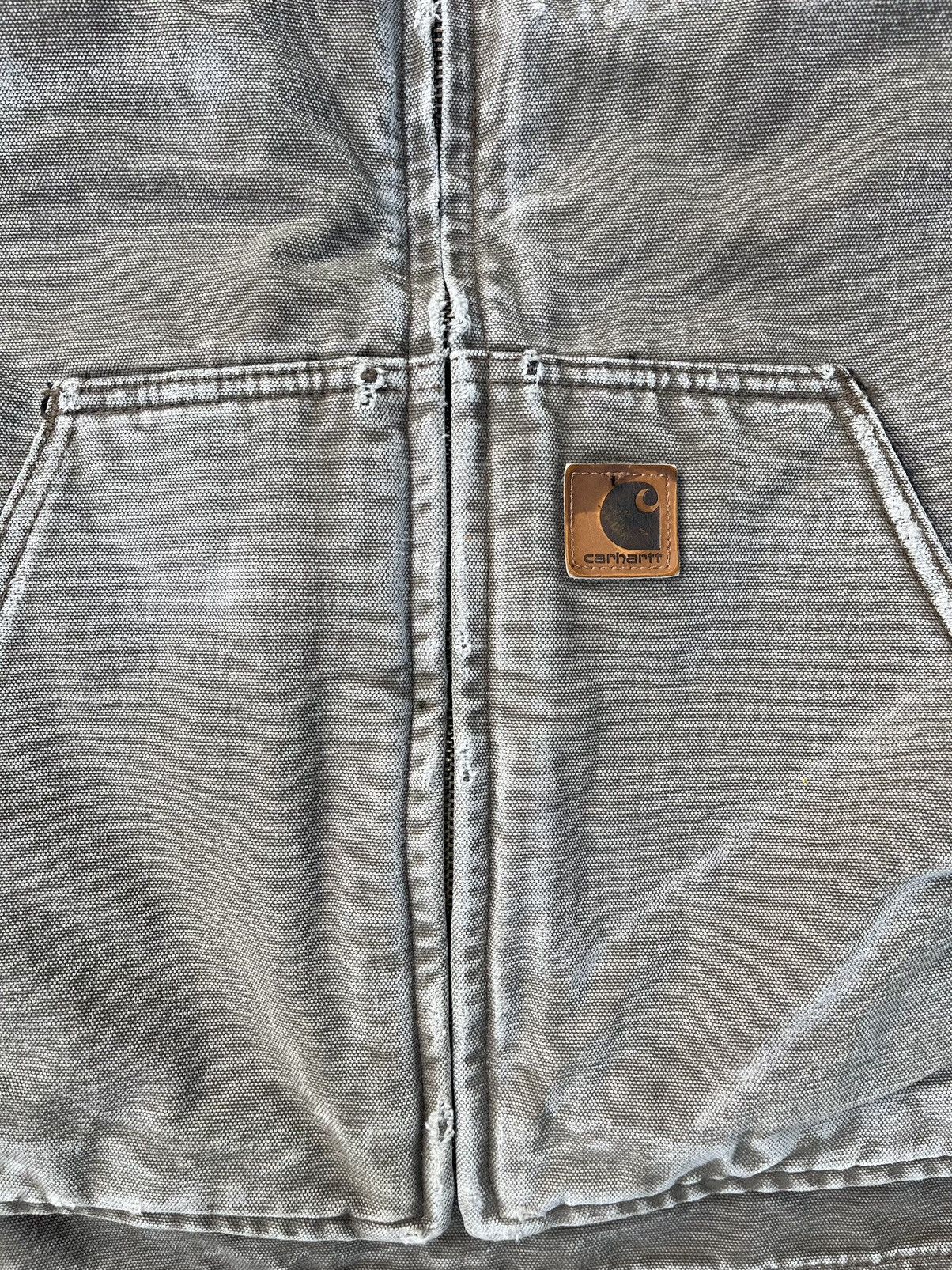 Carhartt × Carhartt Wip × Vintage Vintage Carhartt Sherpa Vest Sun Fade Distressed V33 Size US XL / EU 56 / 4 - 4 Thumbnail
