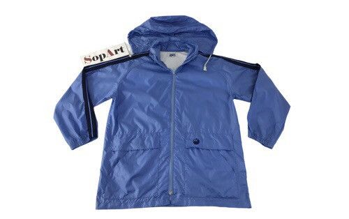 Asics Vintage Asics Winbreaker Double Pocket Zipper Hoodie Style Size US L / EU 52-54 / 3 - 1 Thumbnail