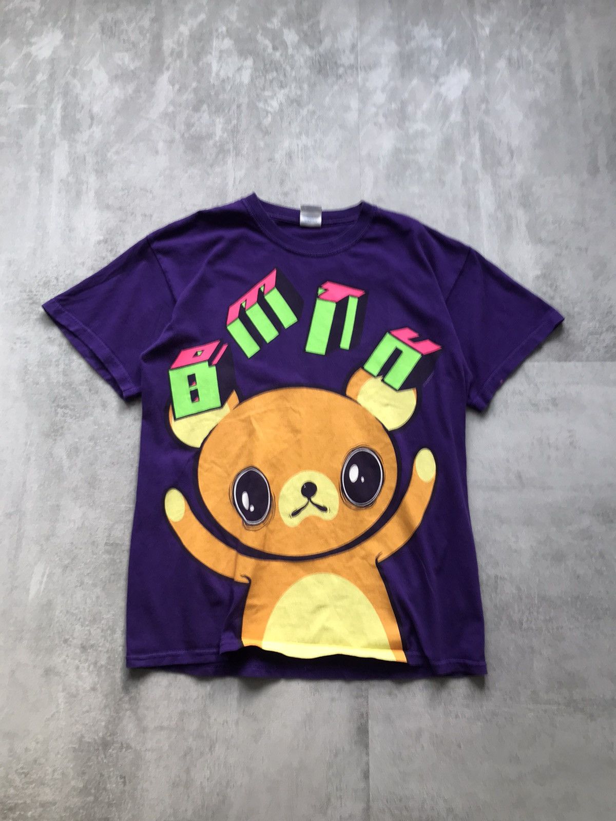 Bring me the horizon merch tshirt teddy art cartoon M rock