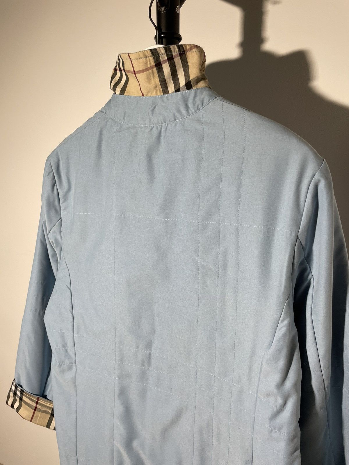 Burberry × Vintage Burberry London Women’s Check Nova Vintage Jacket Size L / US 10 / IT 46 - 17 Thumbnail