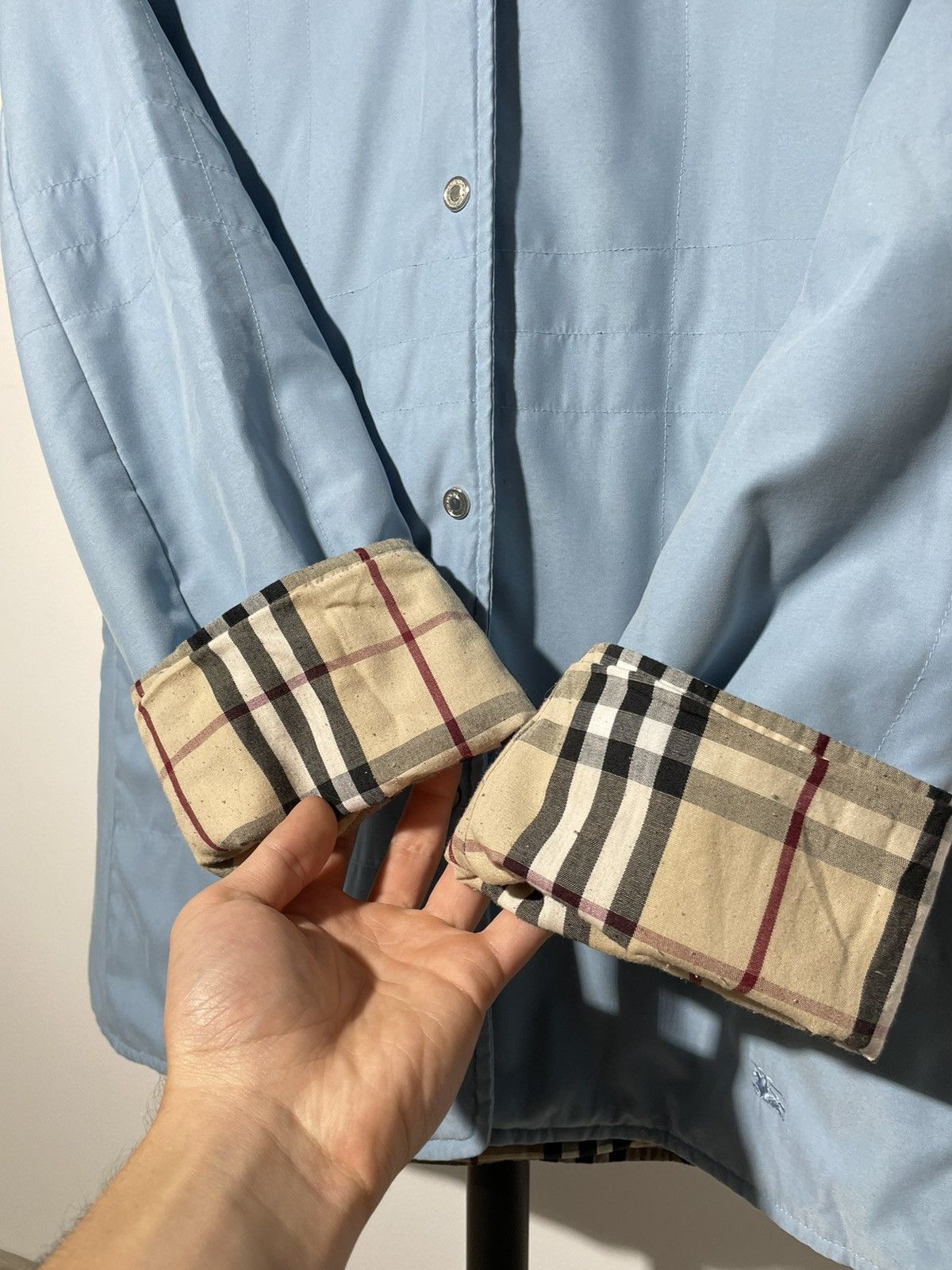 Burberry × Vintage Burberry London Women’s Check Nova Vintage Jacket Size L / US 10 / IT 46 - 11 Thumbnail