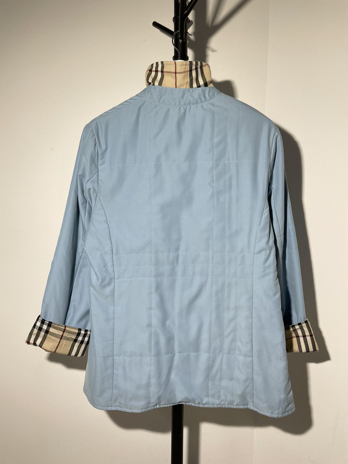 Burberry × Vintage Burberry London Women’s Check Nova Vintage Jacket Size L / US 10 / IT 46 - 16 Thumbnail