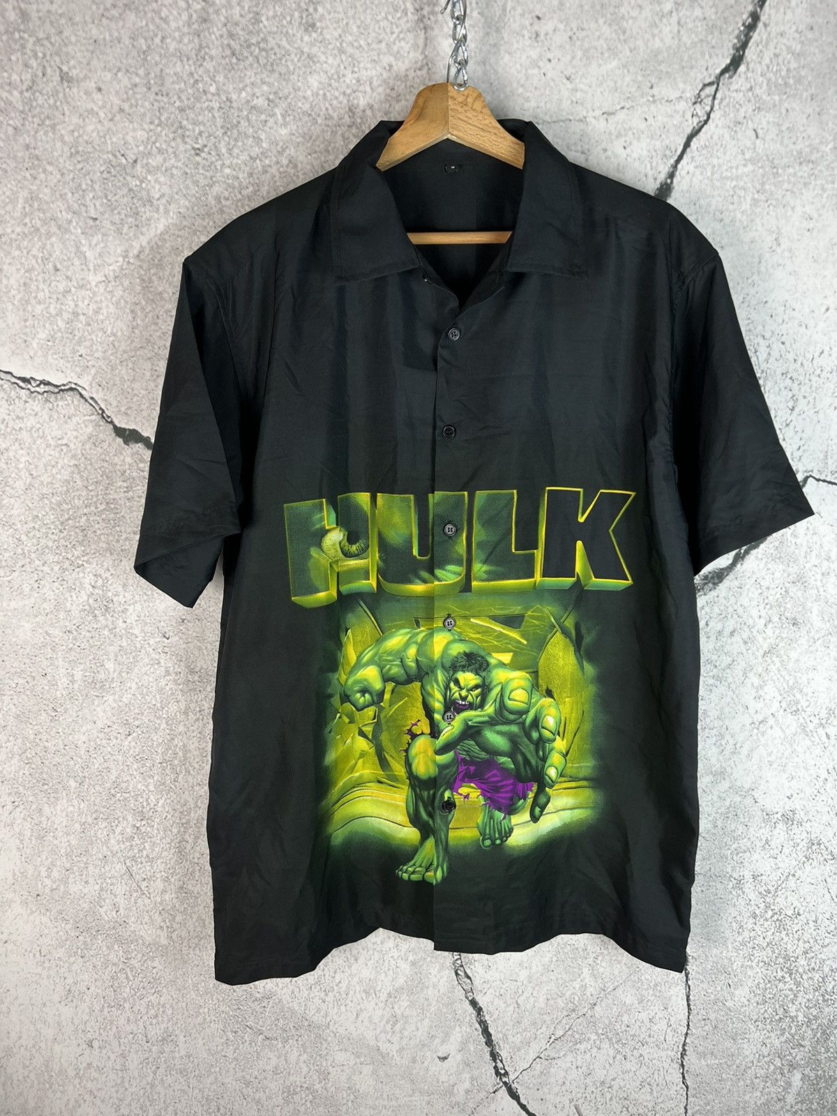Marvel Comics Vintage The Incredible Hulk Marvel Comics shirt button up Size US M / EU 48-50 / 2 - 1 Thumbnail