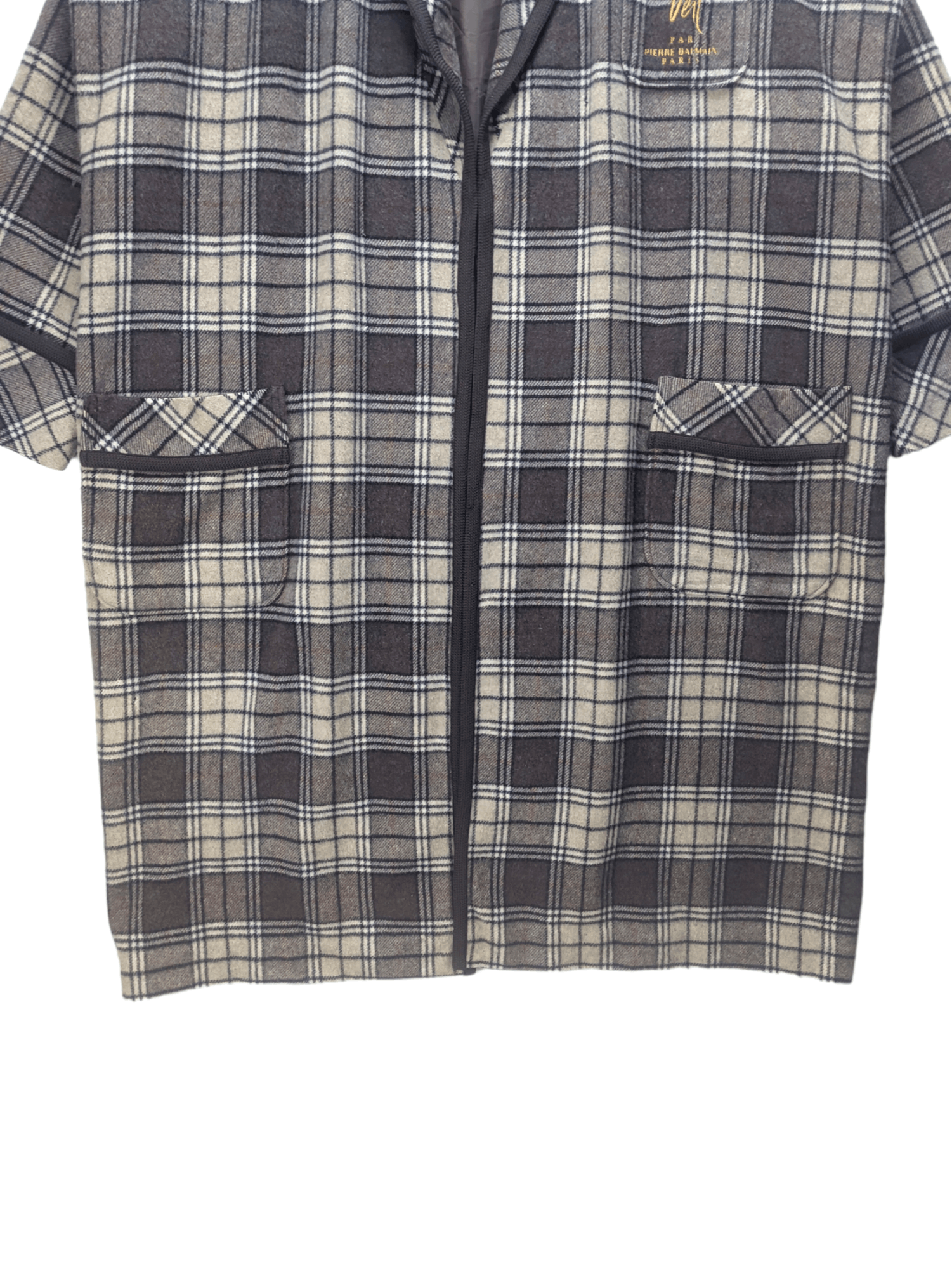 Pierre Balmain Steals🔥Vent Vert Pierre Balmain Bathrobe Wool Novacheck Size US L / EU 52-54 / 3 - 10 Thumbnail