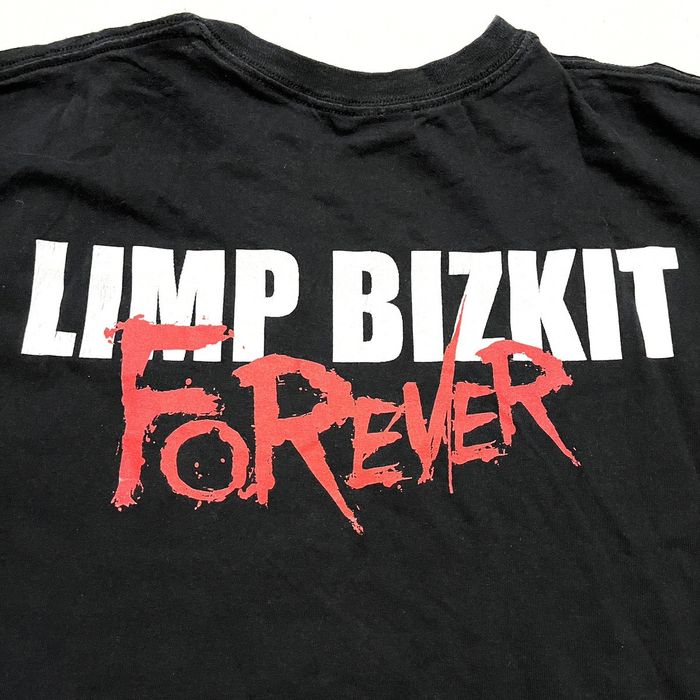 Limp Bizkit Men's Vintage T-Shirt - Oversized Black Tee With